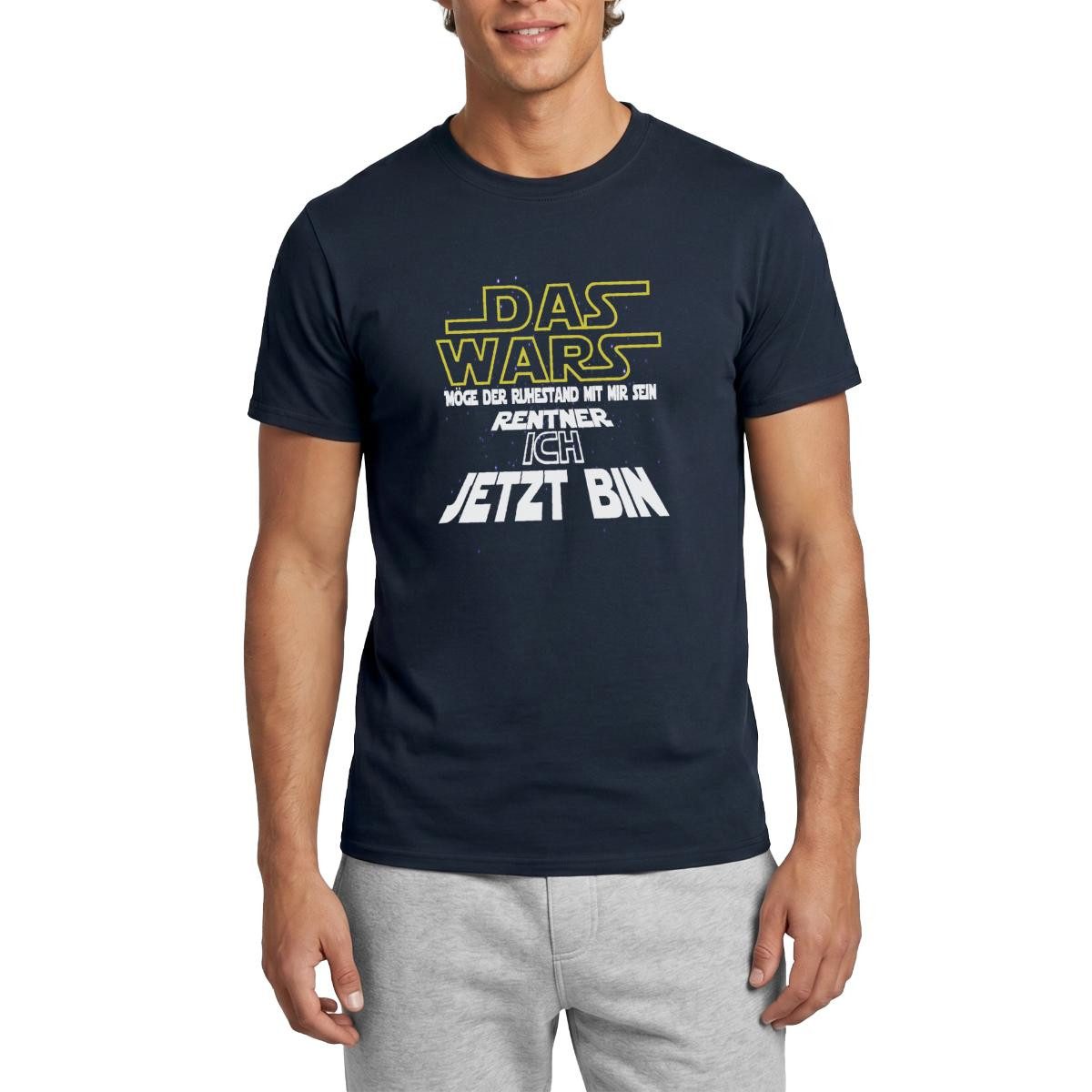 T-Shirt Ruhestand Das Wars Rentner Ich Bin Rente Männer T-Shirt