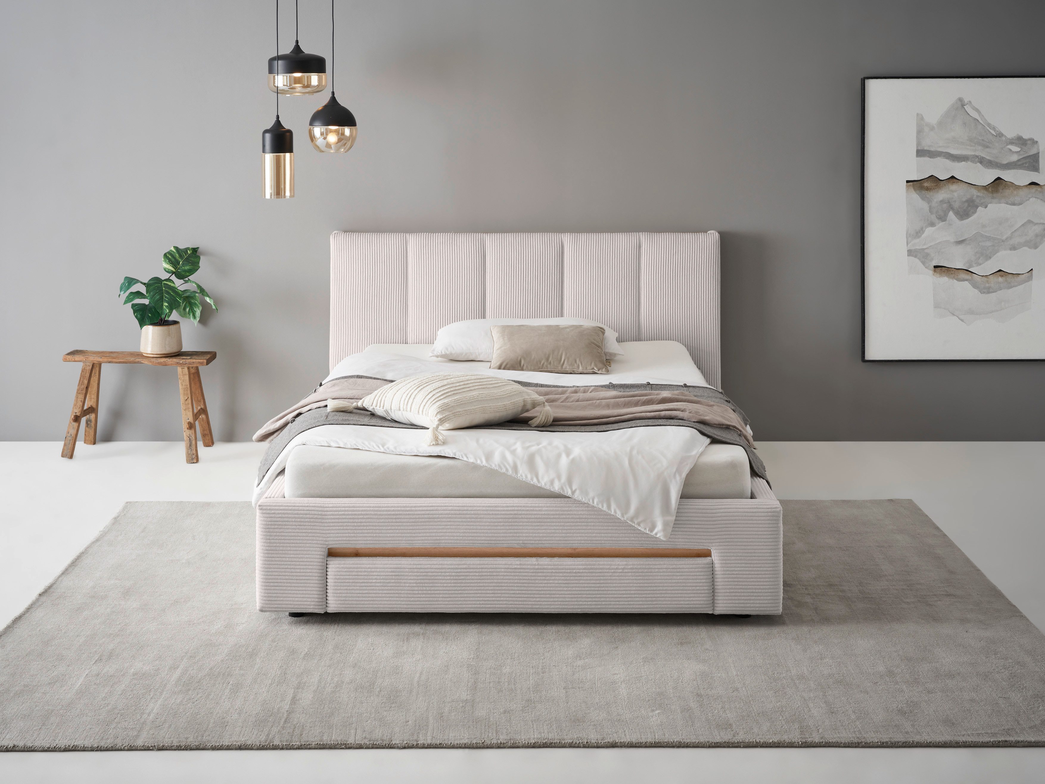 INOSIGN Polsterbett "CiTY/GiRON, Bettgestell mit Bettkasten, gepolstertes S günstig online kaufen