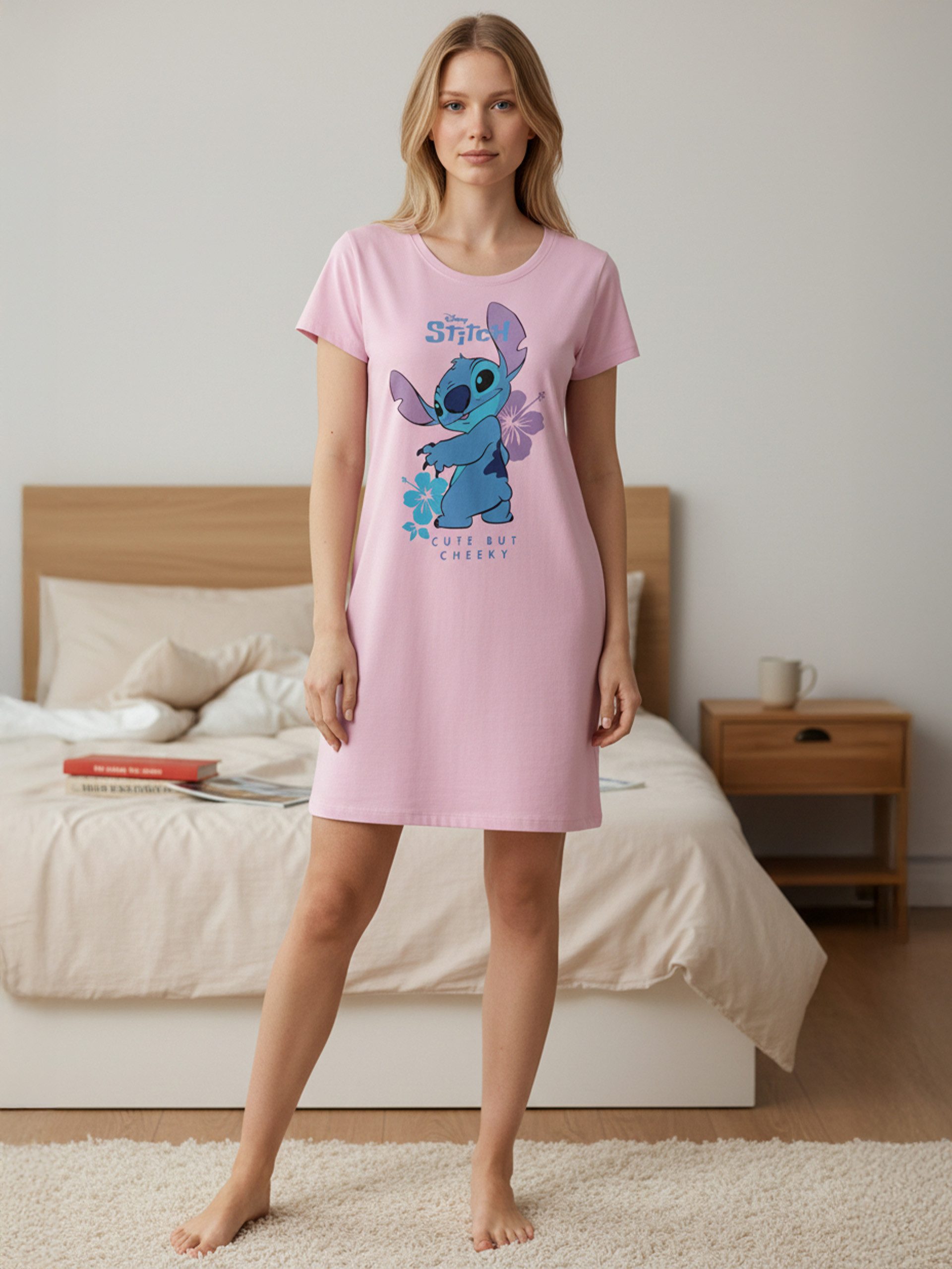 United Labels® Nachthemd Disney Lilo & Stitch Nachthemd Schlafshirt Pyjama günstig online kaufen