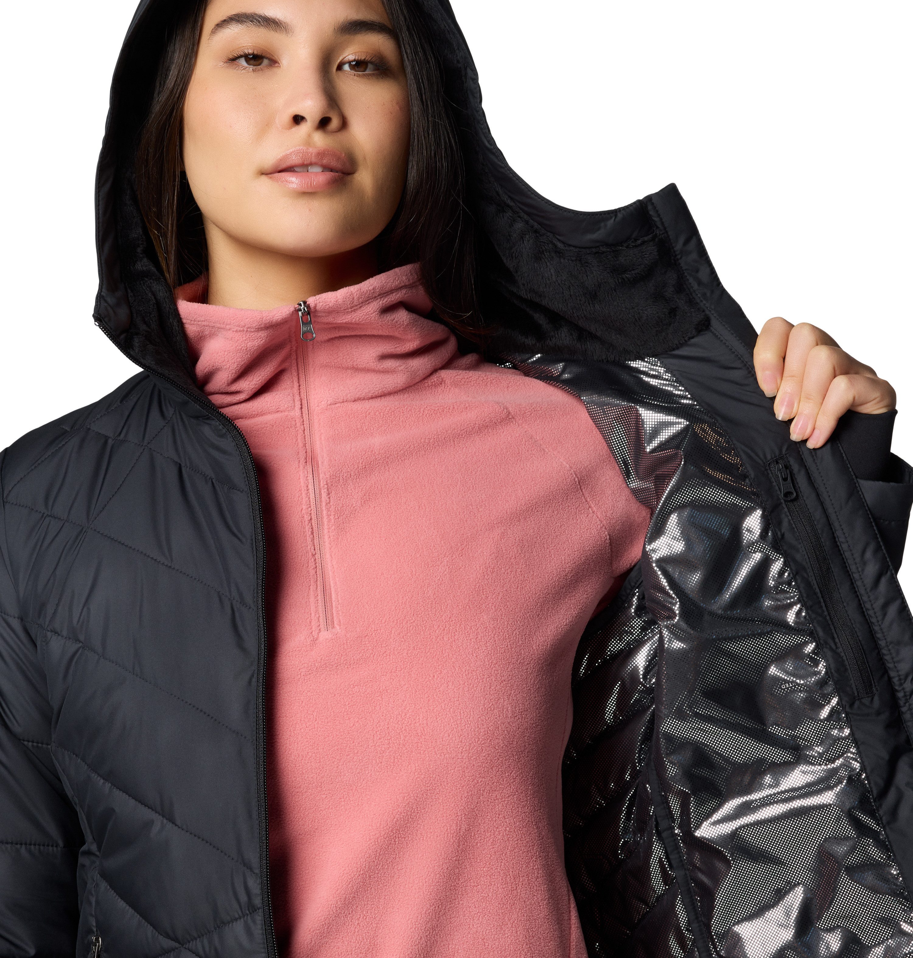 Columbia Steppjacke Heavenly Hooded Jacket mit integrierter Thermotechnologie, wasserabweisend, windabweisend – Bild 4 von 5