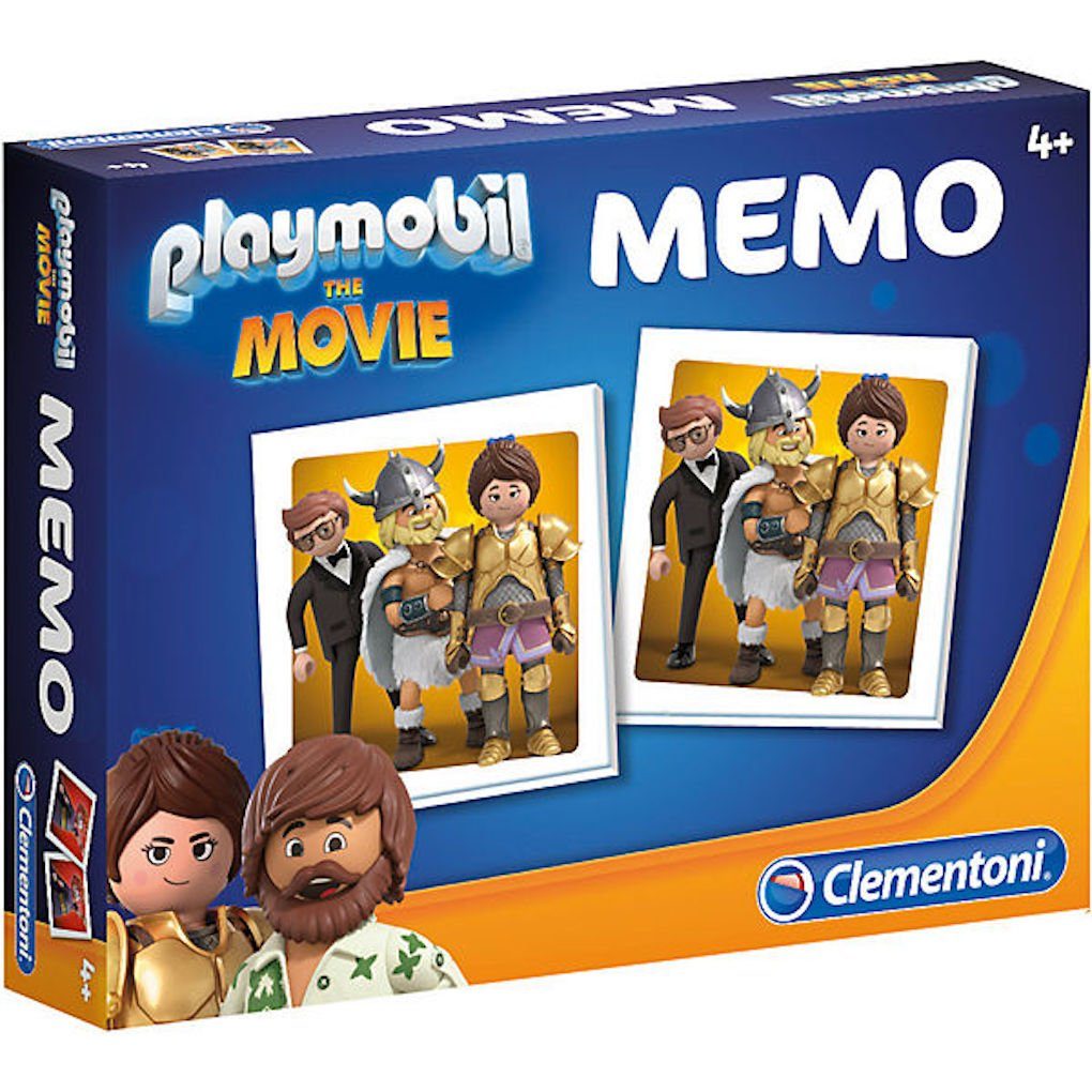 Clementoni® Spiel, Kartenspiel Playmobil The Movie - Memo