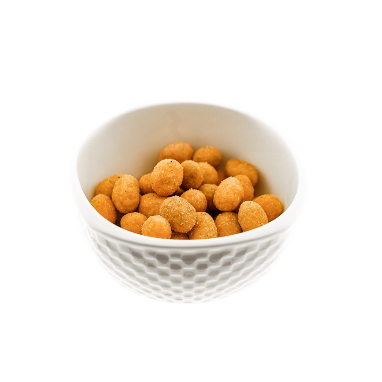 Almina Snackschale 6er Snackschalen-Set aus Porzellan mit Muster Weiß 200 ml