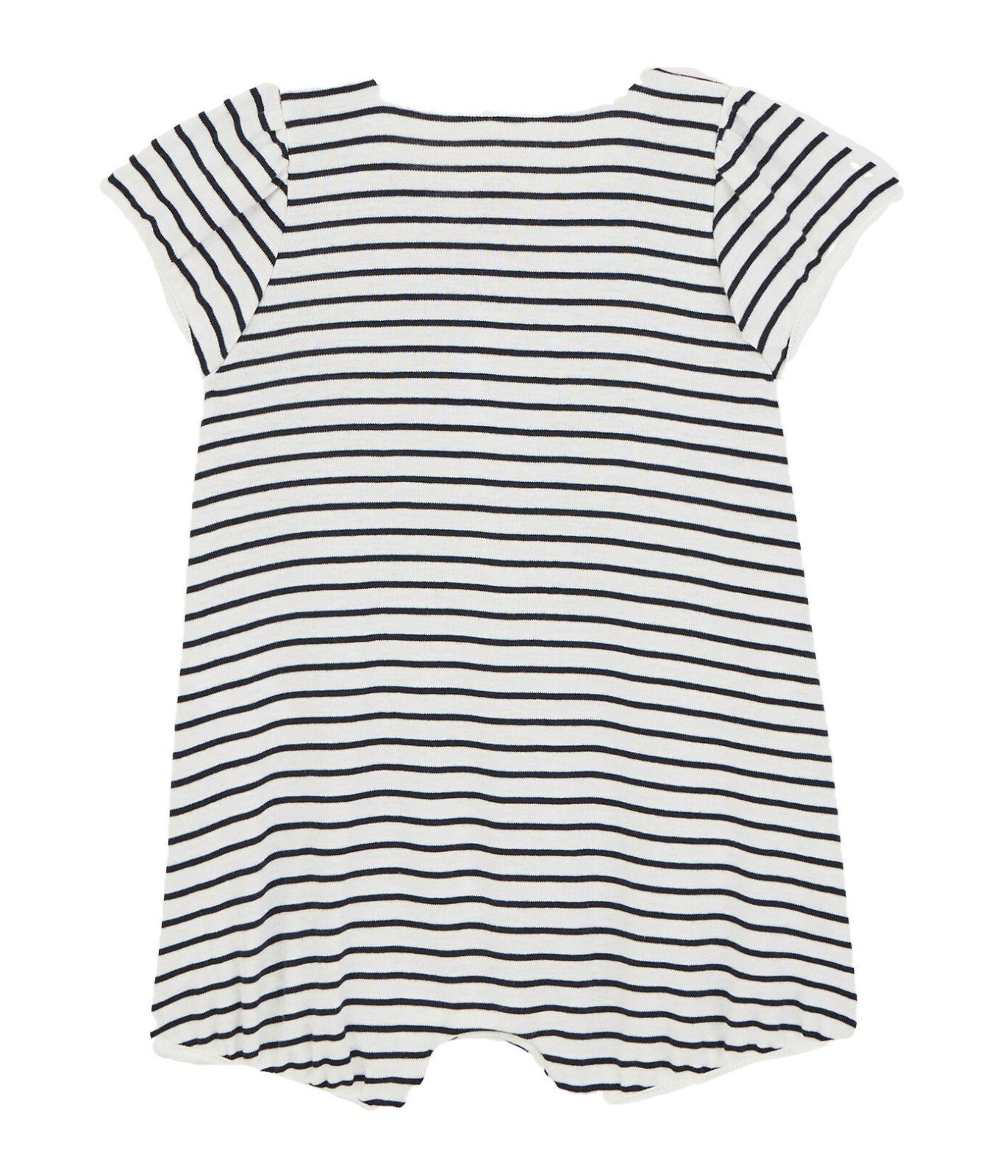 Petit Bateau Body Petit Bateau Baby Rippstrick Einteiler Spieler weiß navy Streifen