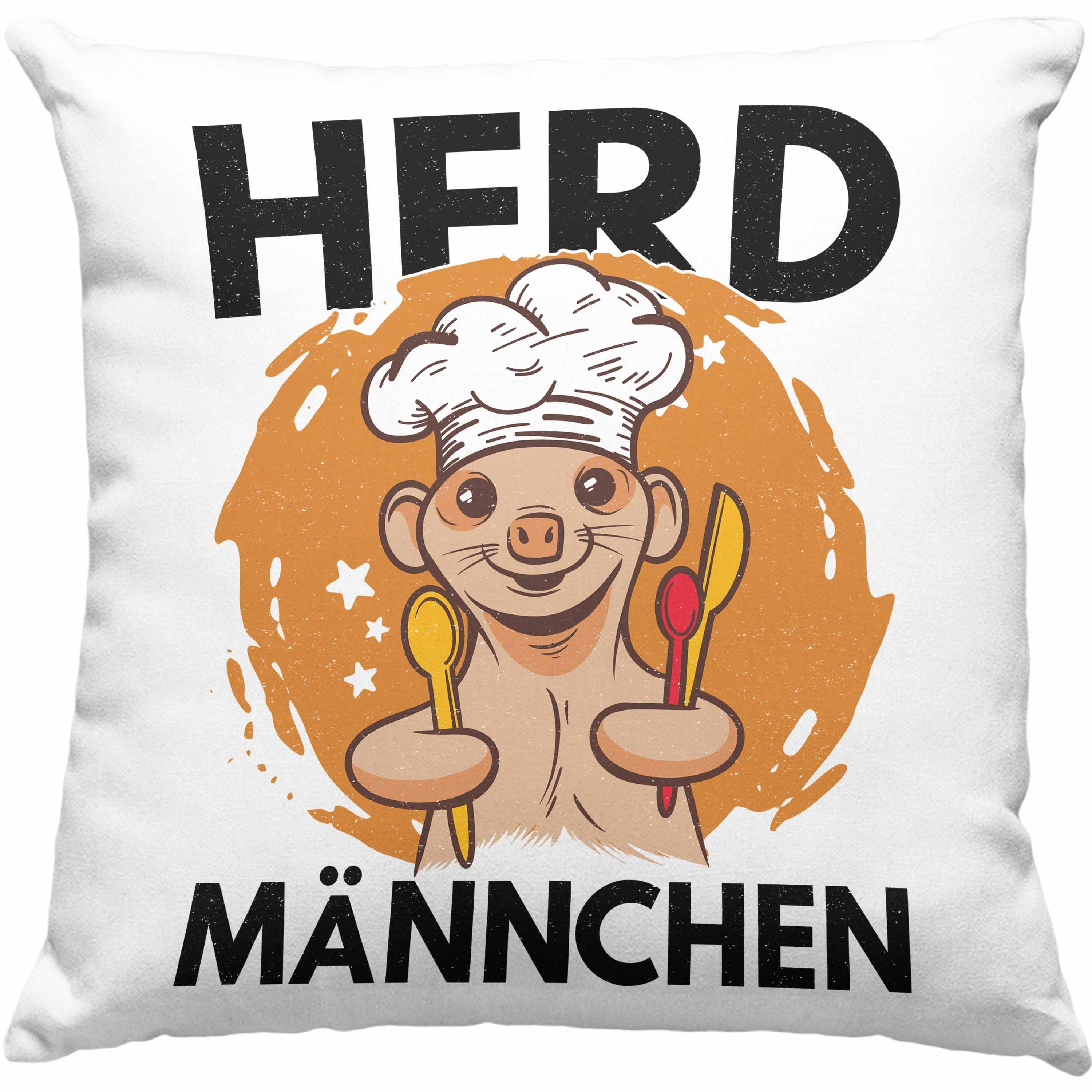 ᐅ Trendation Dekokissen Trendation Herd Männchen Koch Geschenk Kissen