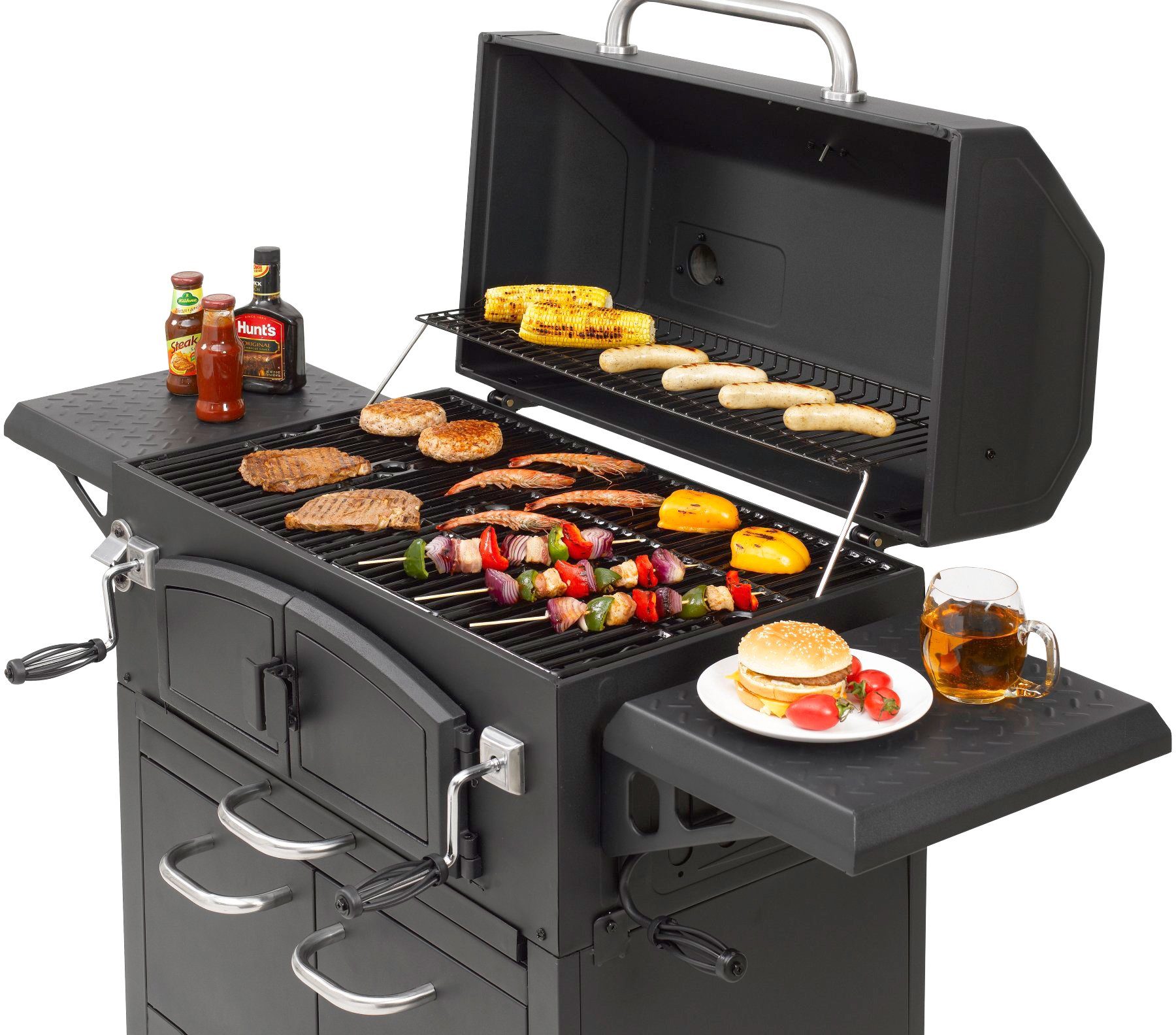 El Fuego Smoker Grand Ontario, BxTxH: 154x68,5x131 cm – Bild 5 von 5