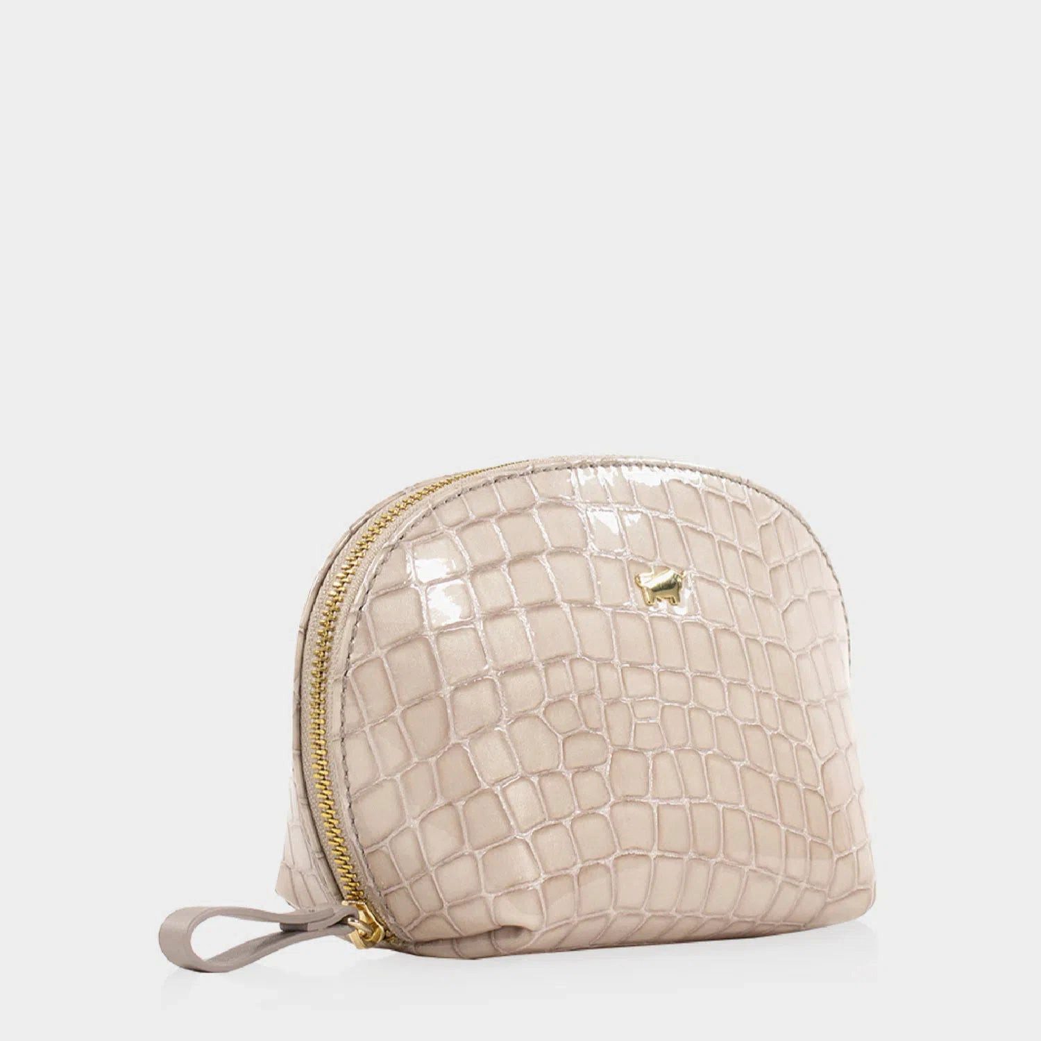 Braun Büffel Kulturbeutel VERONA Kosmetik Etui M beige