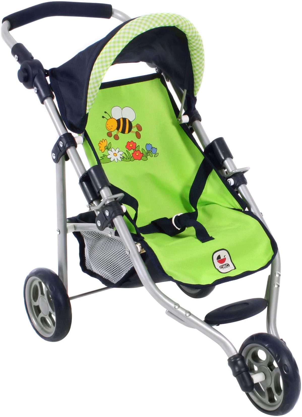 CHIC2000 Puppenbuggy Jogging-Buggy Lola, Bumblebee, mit klappbarem Verdeck