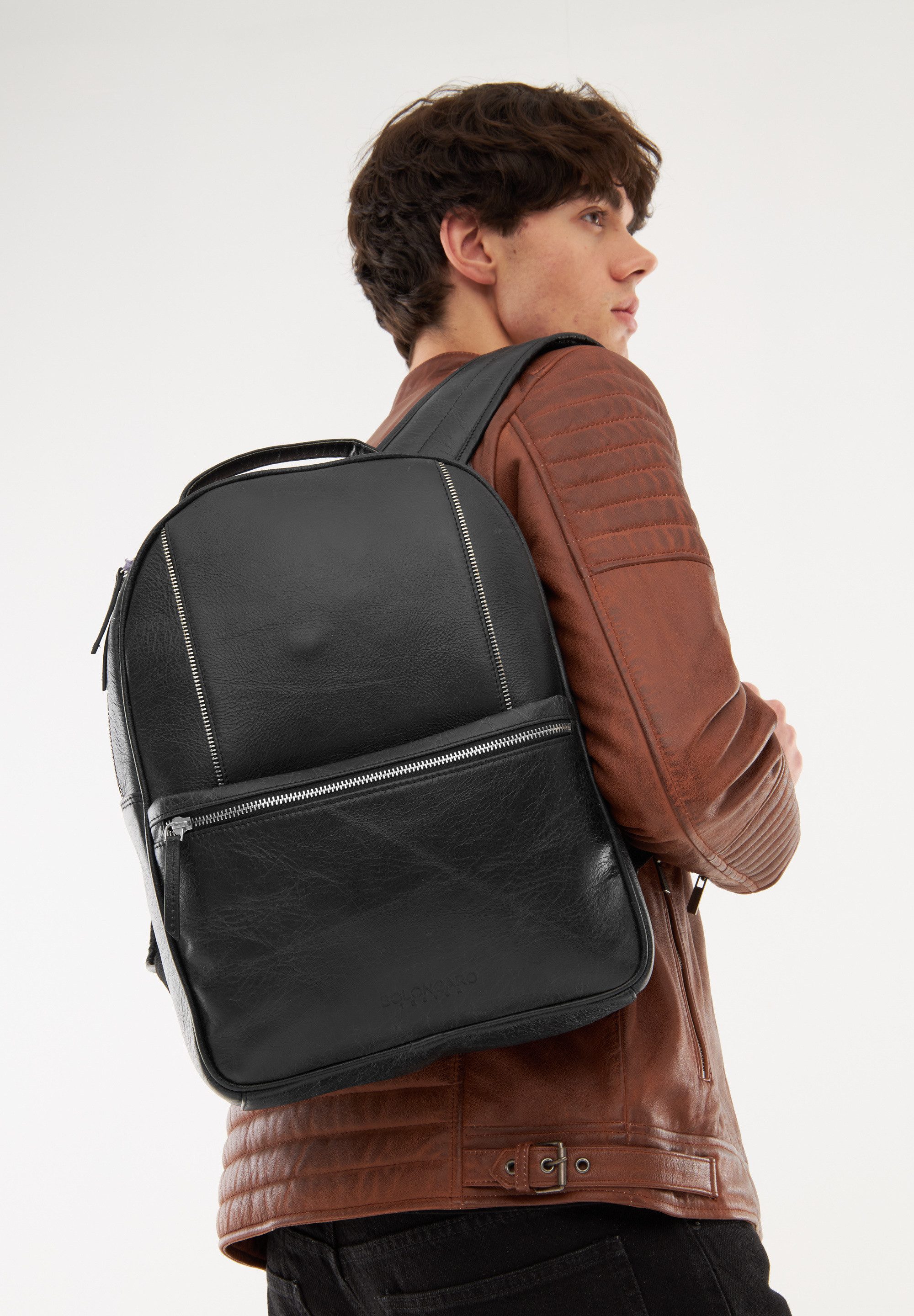 Bolongaro Trevor Rucksack BOBBY BACKPACK, Tragegriff oben, Verstellbare Träger, Hauptfach mit Reißverschluss