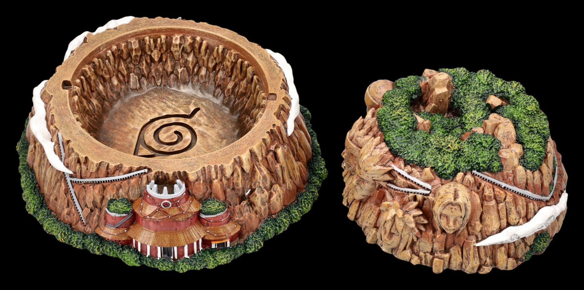 Figuren Shop GmbH Dekoobjekt Naruto Schatulle – Hokage Rock Box Sammlerfigur Anime Deko 18.5 cm