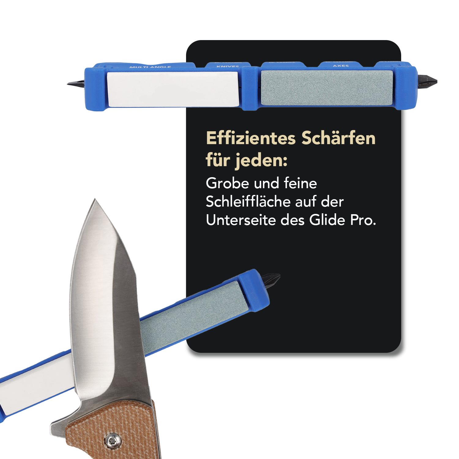 DMT Axt- und Messerschärfer DMT Glide Pro Sharpener – Schärfer für Messer und Klingen aller Art