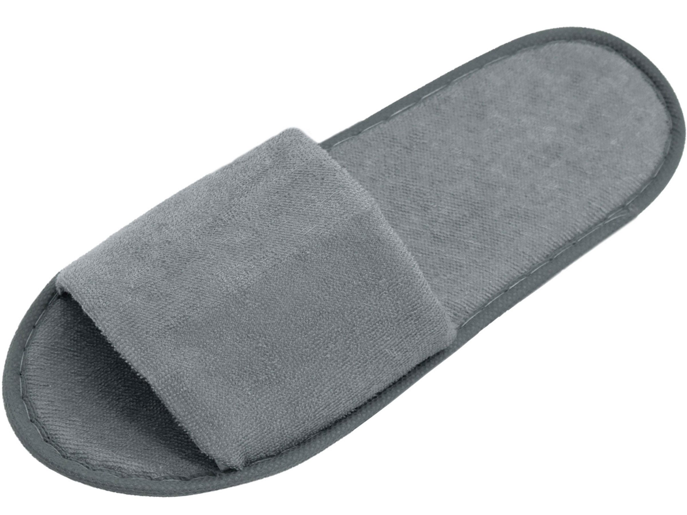 ZOLLNER Pantoffel (10-tlg) 100% Polyester, vom Hotelwäschespezialisten