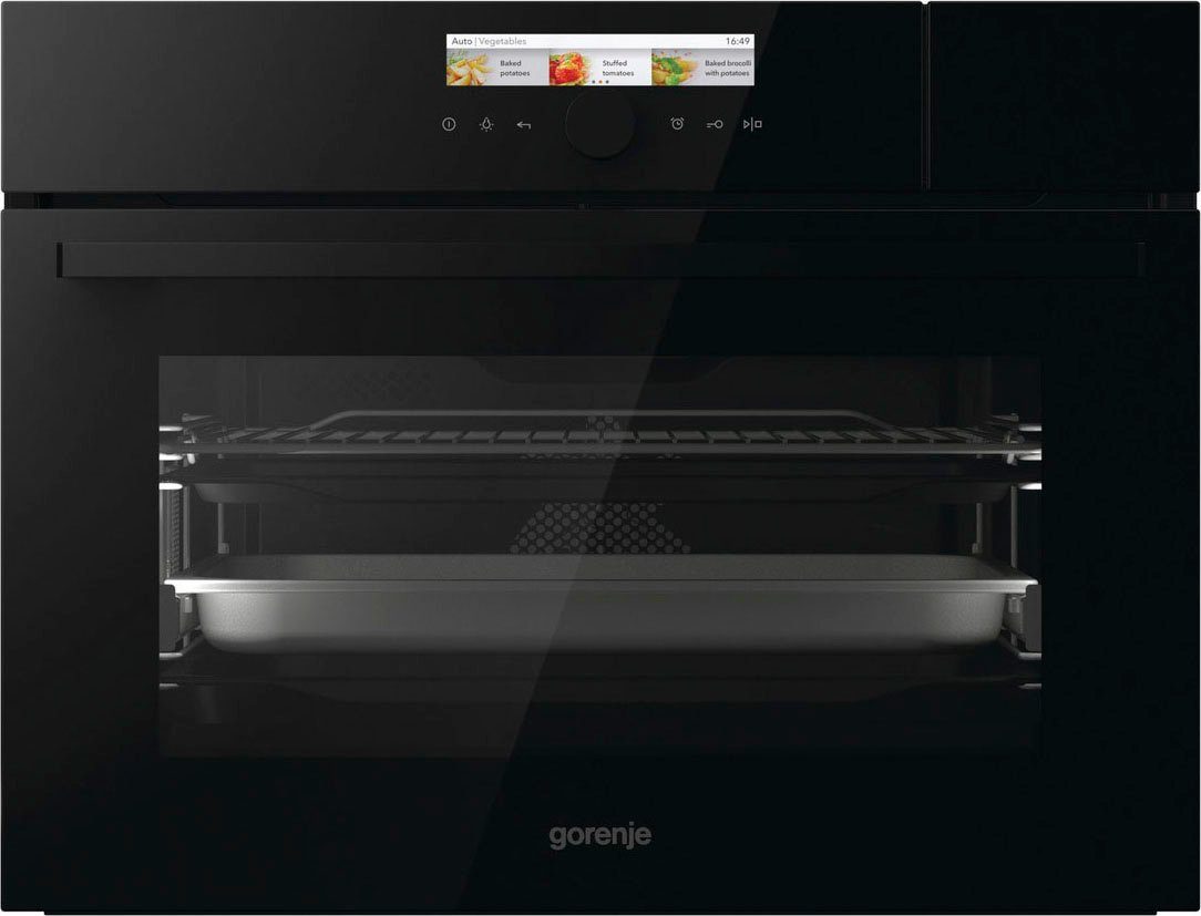 GORENJE Dampfbackofen BCS 598 S24BG, mit 1-fach-Teleskopauszug, Aqua-Reinigungsfunktion