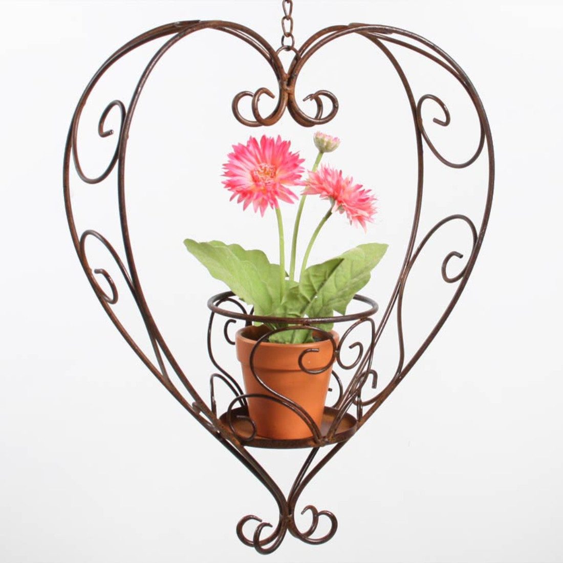 finehomegarden Blumenampel Hängeampel mit Kette Herz günstig online kaufen