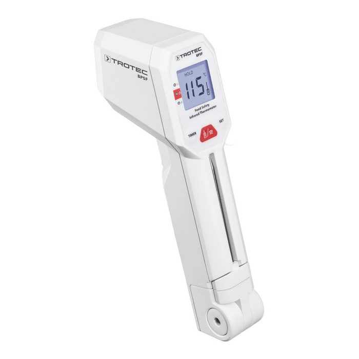 TROTEC Grillthermometer TROTEC Lebensmittel-Thermometer BP5F Messung per Infrarot und Einstechsonde