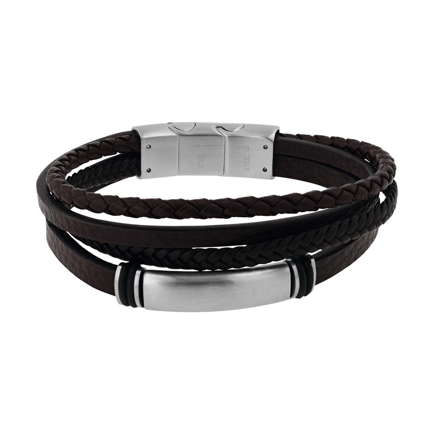 TOM TAILOR Lederarmband mehrreihig