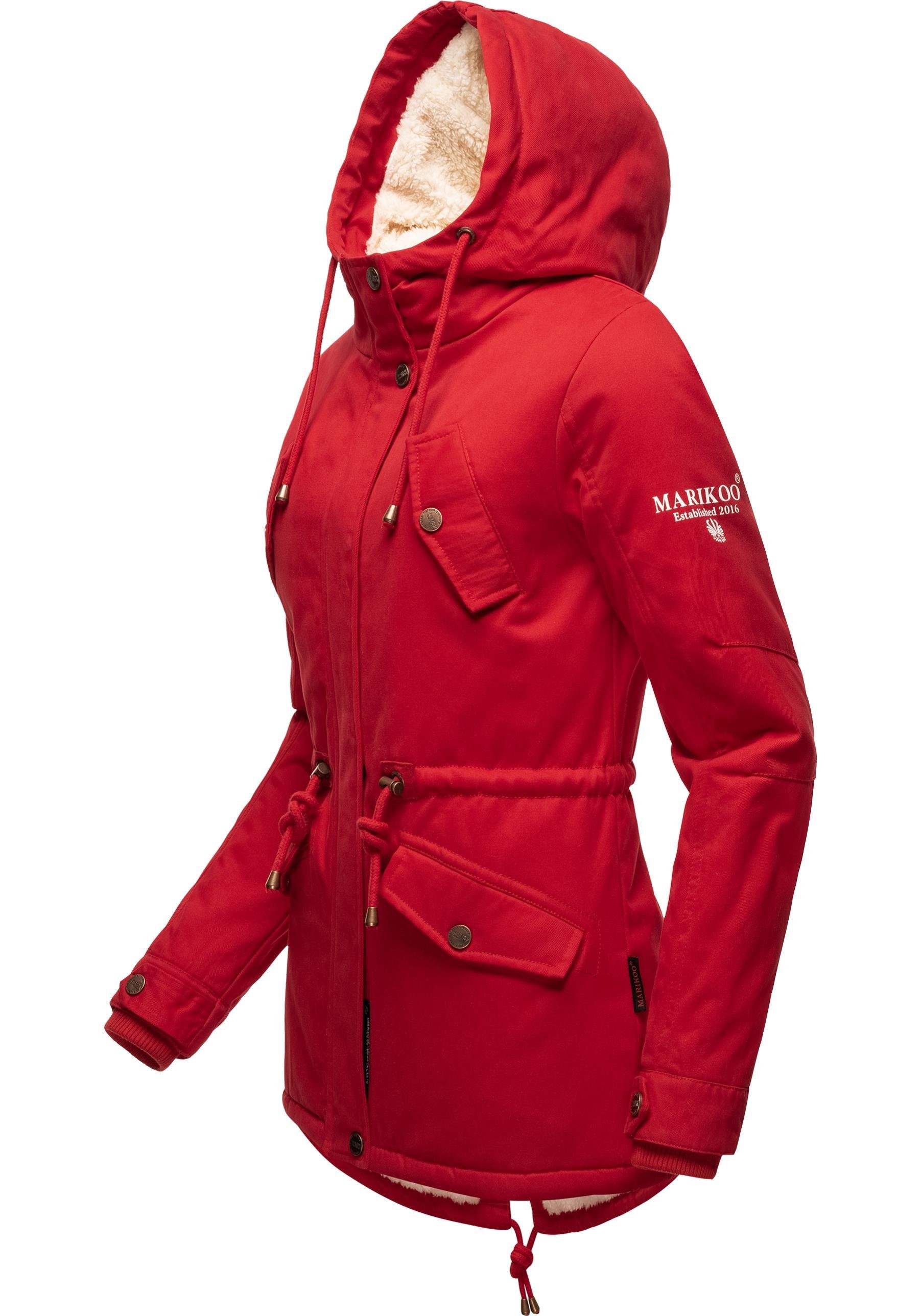 Marikoo Winterjacke Manolya stylischer Kurzmantel mit günstig online kaufen
