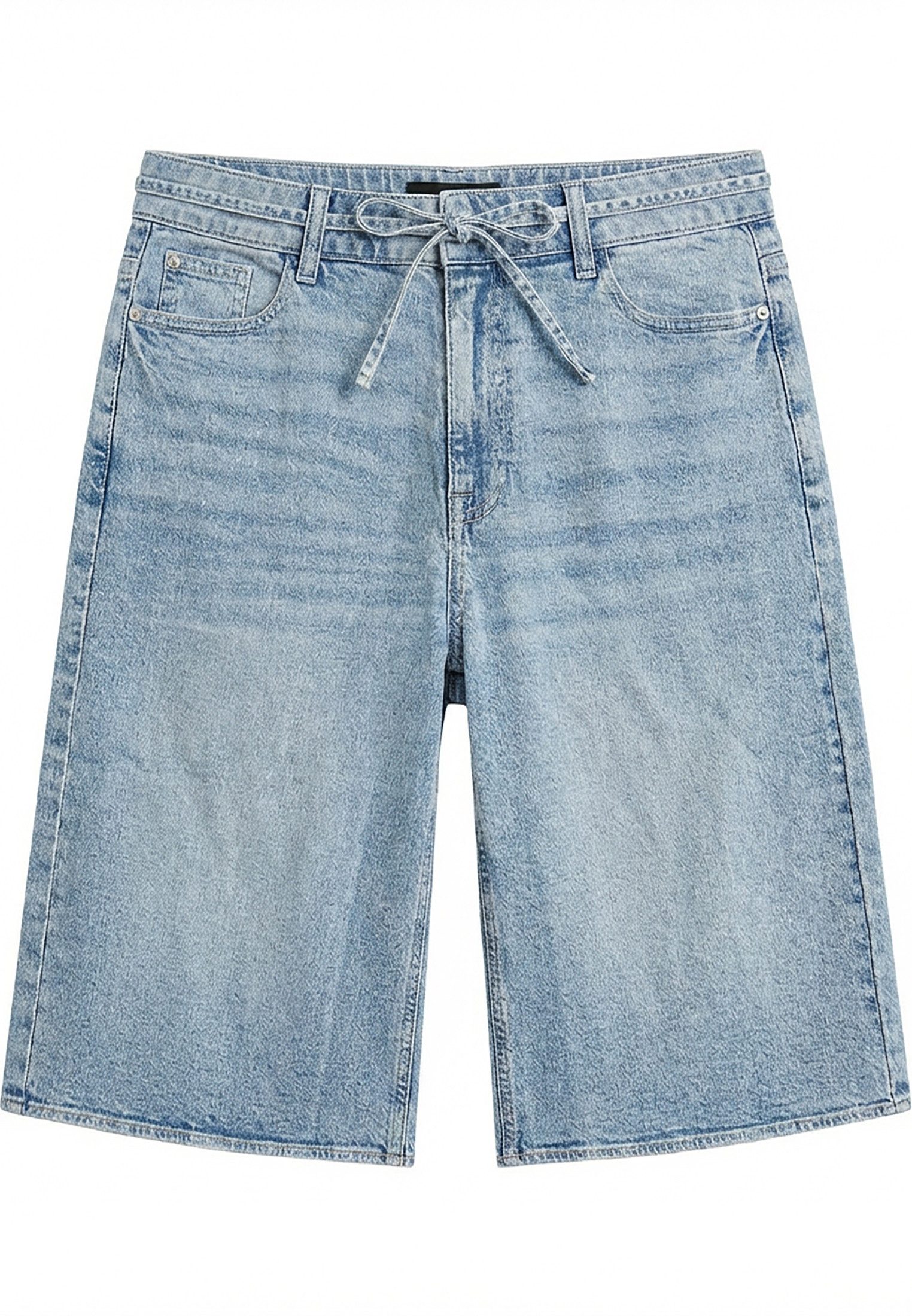 Shorts Damen mit Bindegürtel
