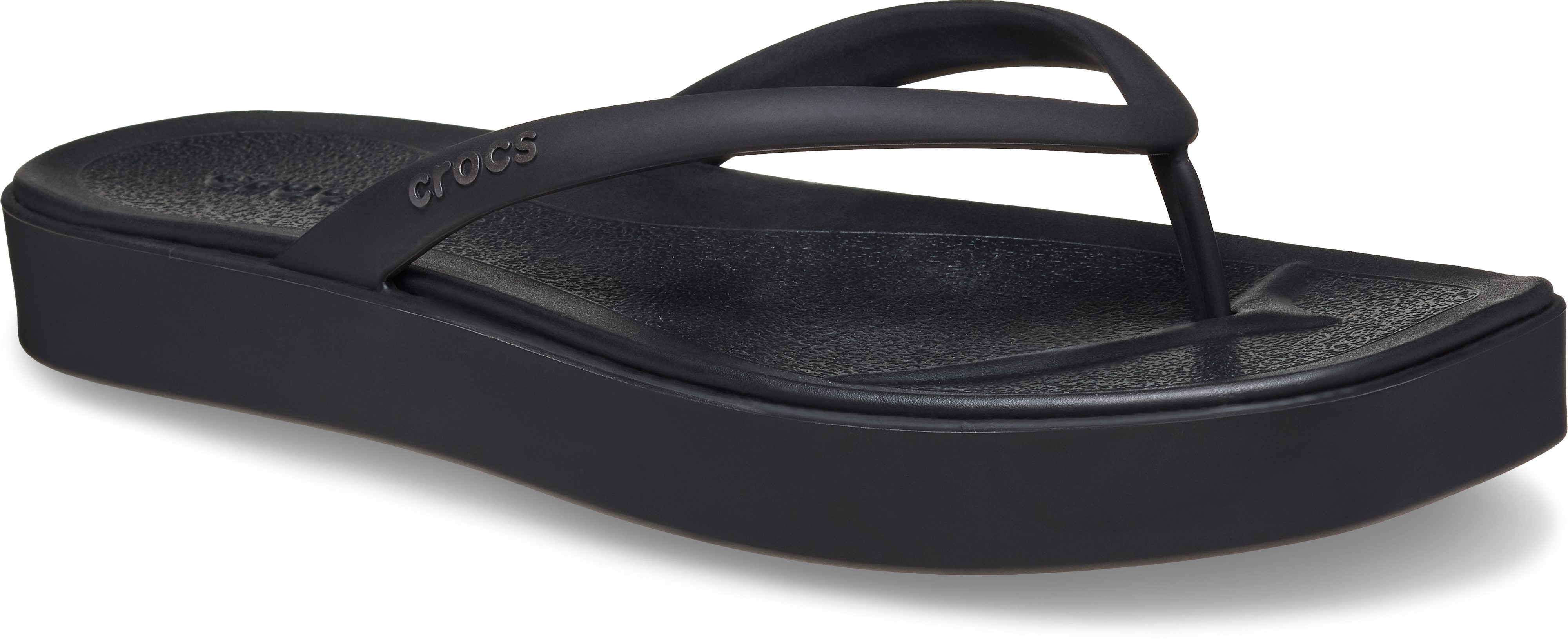 Crocs Miami Flatform Flip Zehentrenner Strandschuh, Sommerschuh, Urlaubsschuh mit Zehensteg