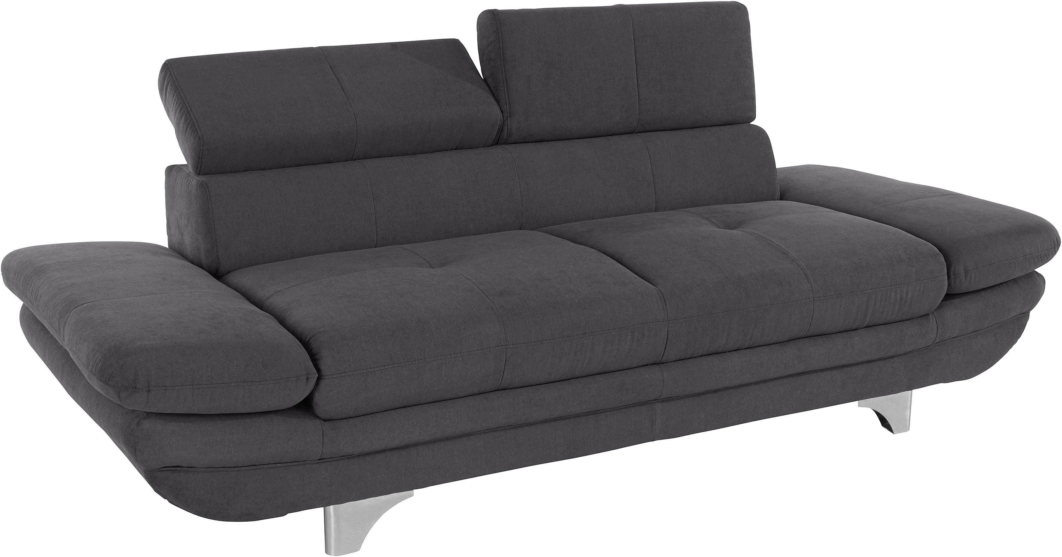 COTTA 2-Sitzer Enterprise, Big-Sofa, mit Armteilverstellung & Kopfteilverstellung