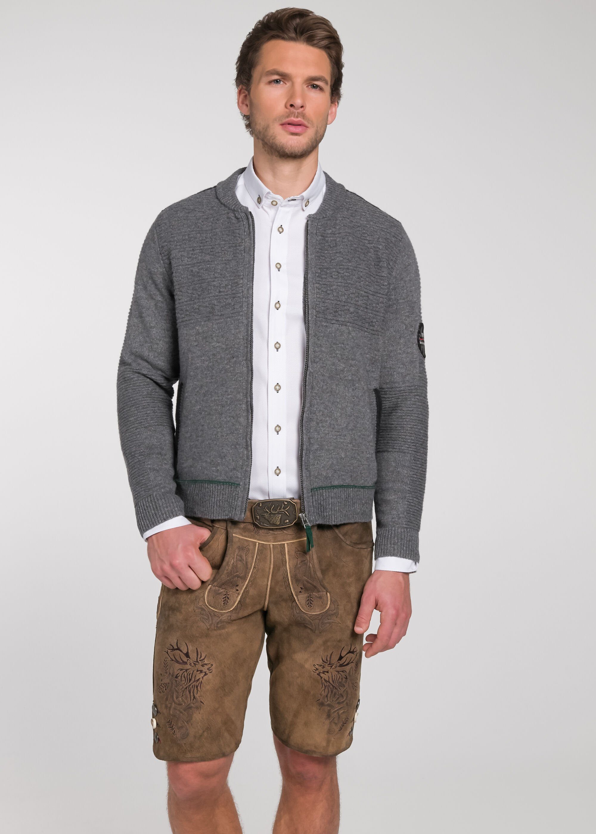 Spieth & Wensky Trachtenstrickjacke Talheim mit Strickmuster