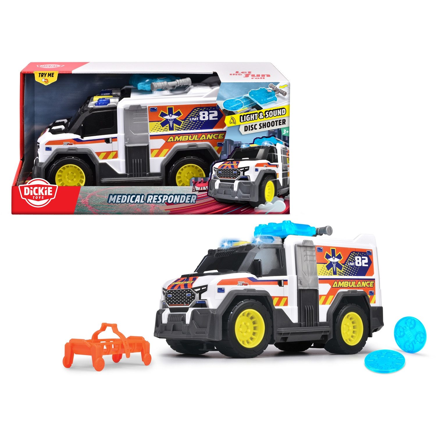 Dickie Toys Spielzeug-Krankenwagen 203306024 Ambulance