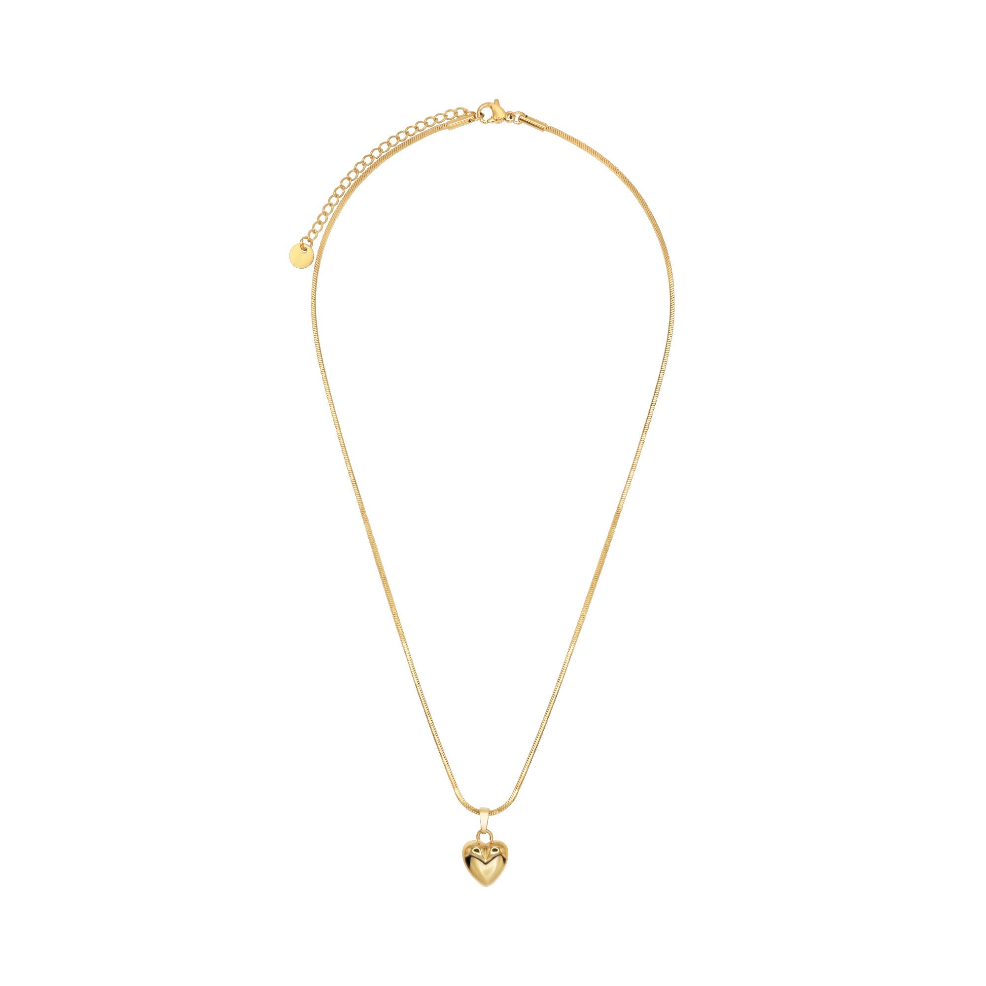 Heideman Collier Bibi goldfarben (keine Angabe, inkl. Geschenkverpackung), Kette mit Herz Anhänger Damen