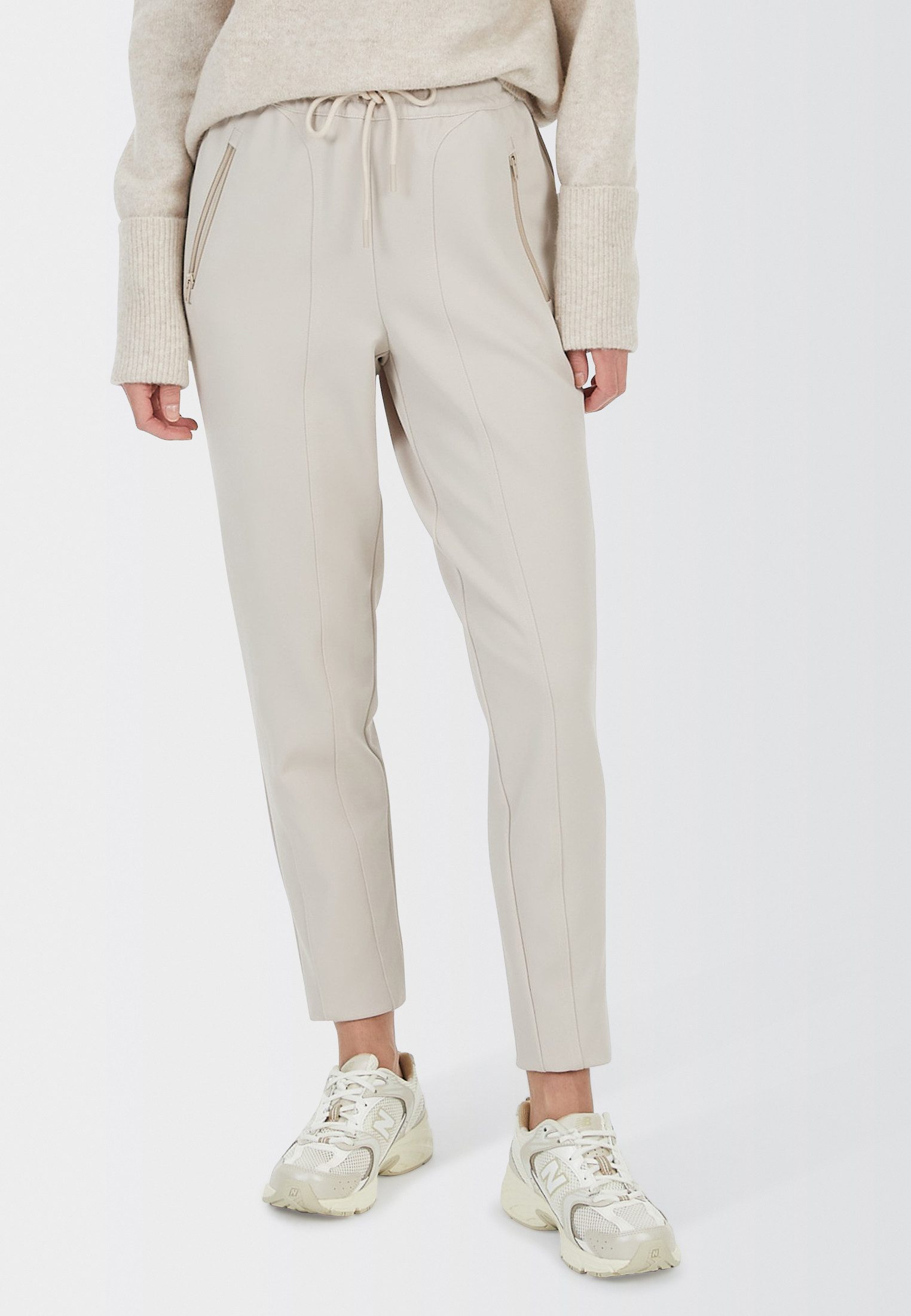 MARC AUREL Jerseyhose aus Twill-Jersey günstig online kaufen