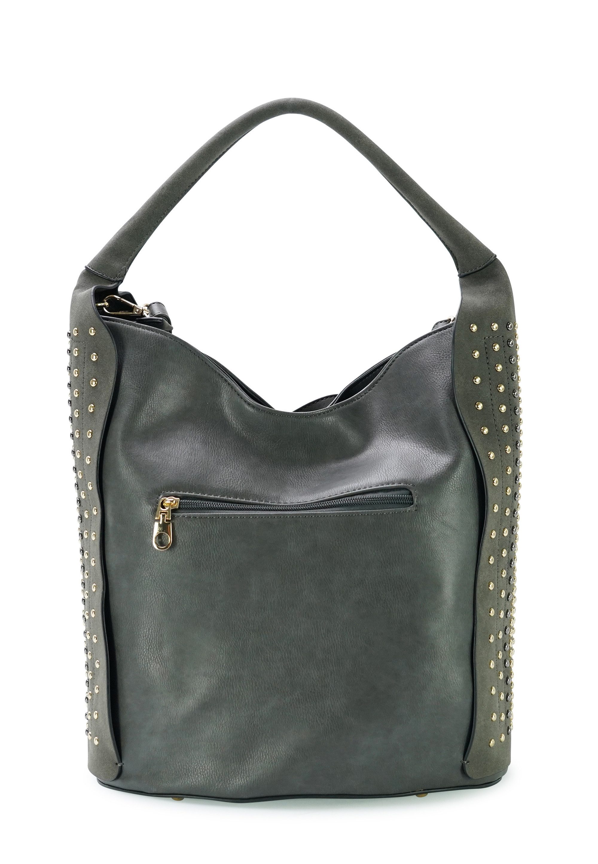 Harpa Henkeltasche VIRGINIA, mit Multicolor-Nietenverzierung