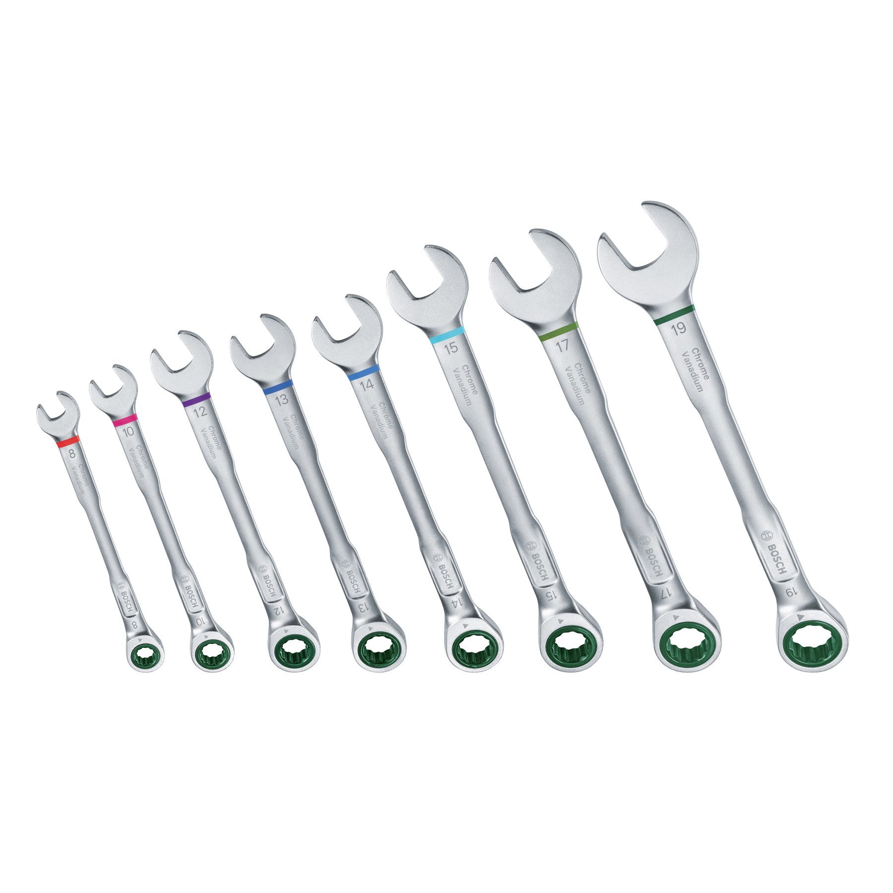 BOSCH Schraube BOSCH Gabel-Ratschenring-Schlüsselssatz, 8-teilig günstig online kaufen