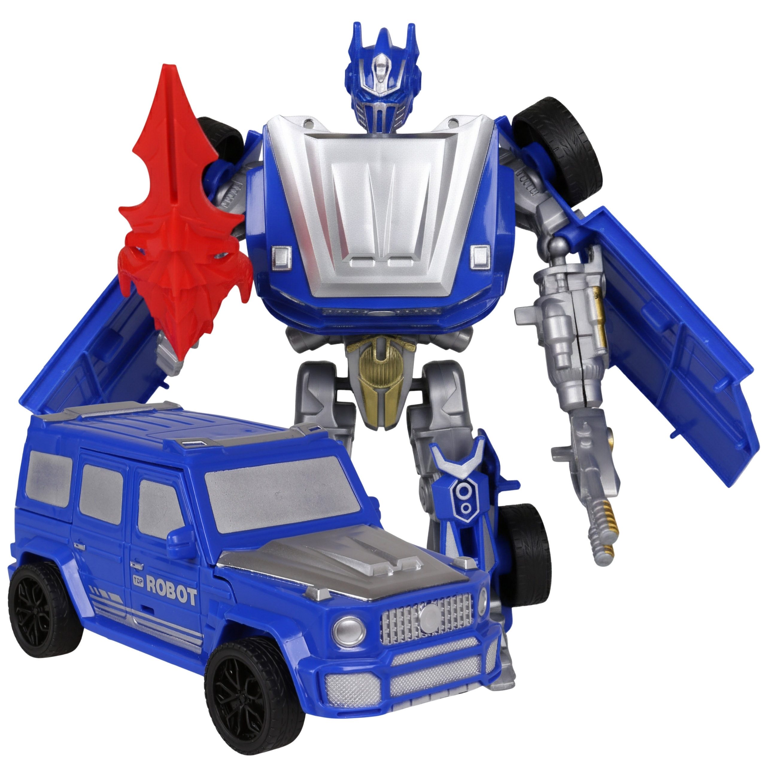 Sarcia.eu Spielzeug-Auto Blauer ROBOT Auto 2in1 Spielzeug für Kinder 3+ – M günstig online kaufen