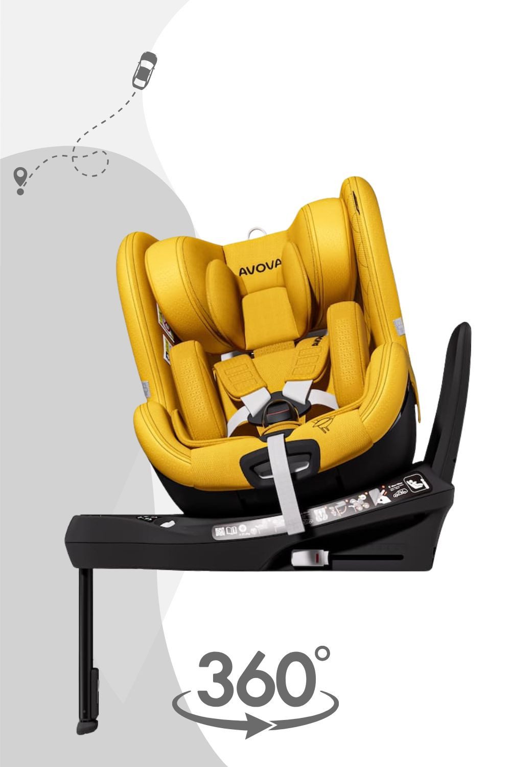 RECARO Autokindersitz Alera 1 Reboard Kindersitz (3 Monate - 4 Jahre), ab 0 Monate - 4 Jahre, 40-105 cm, Made in Germany
