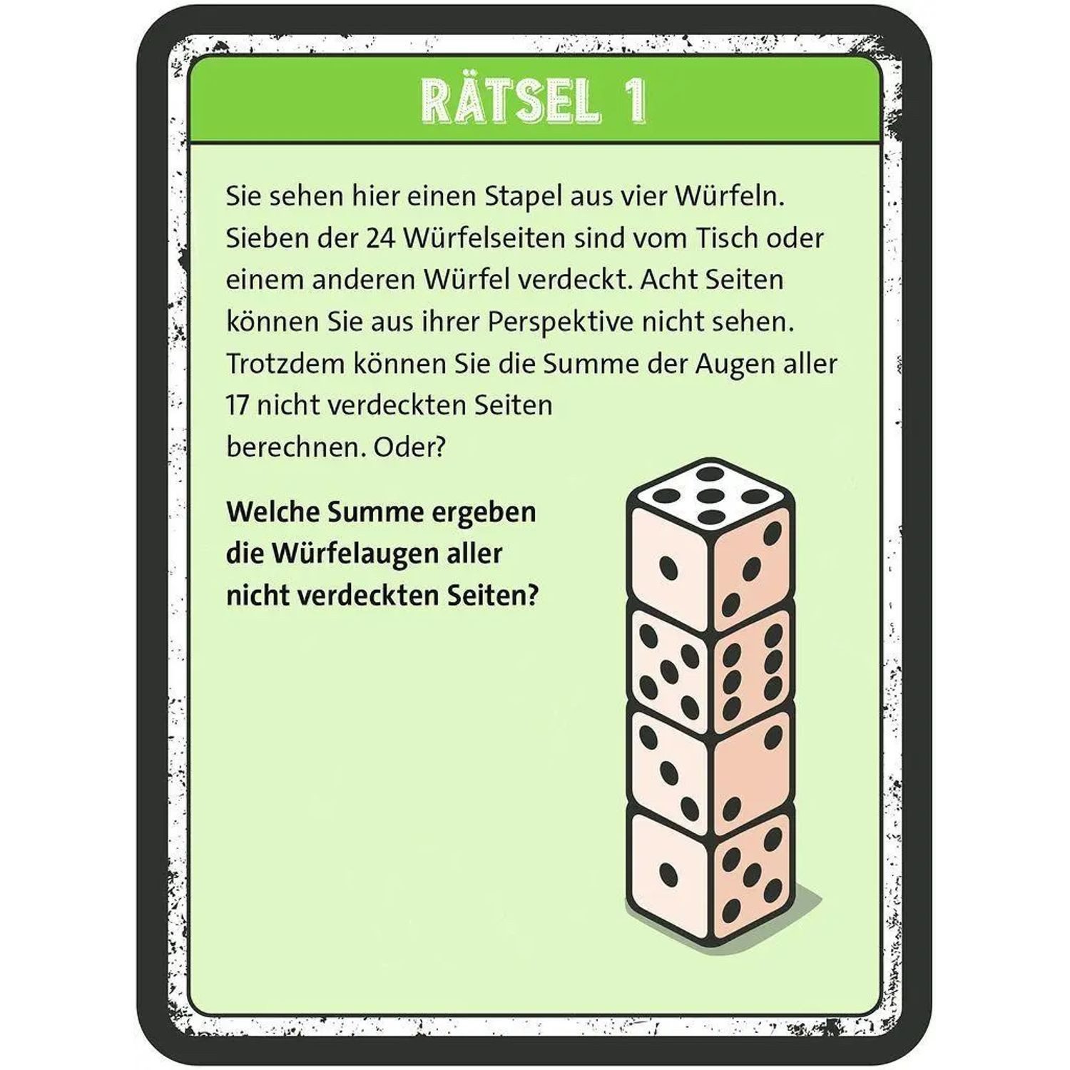 Moses. Verlag Spiel Die große Box der Würfelrätsel