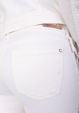 BLUE FIRE Skinny-fit-Jeans CHLOE mit Reißverschluß-Detail an der Eingrifftasche