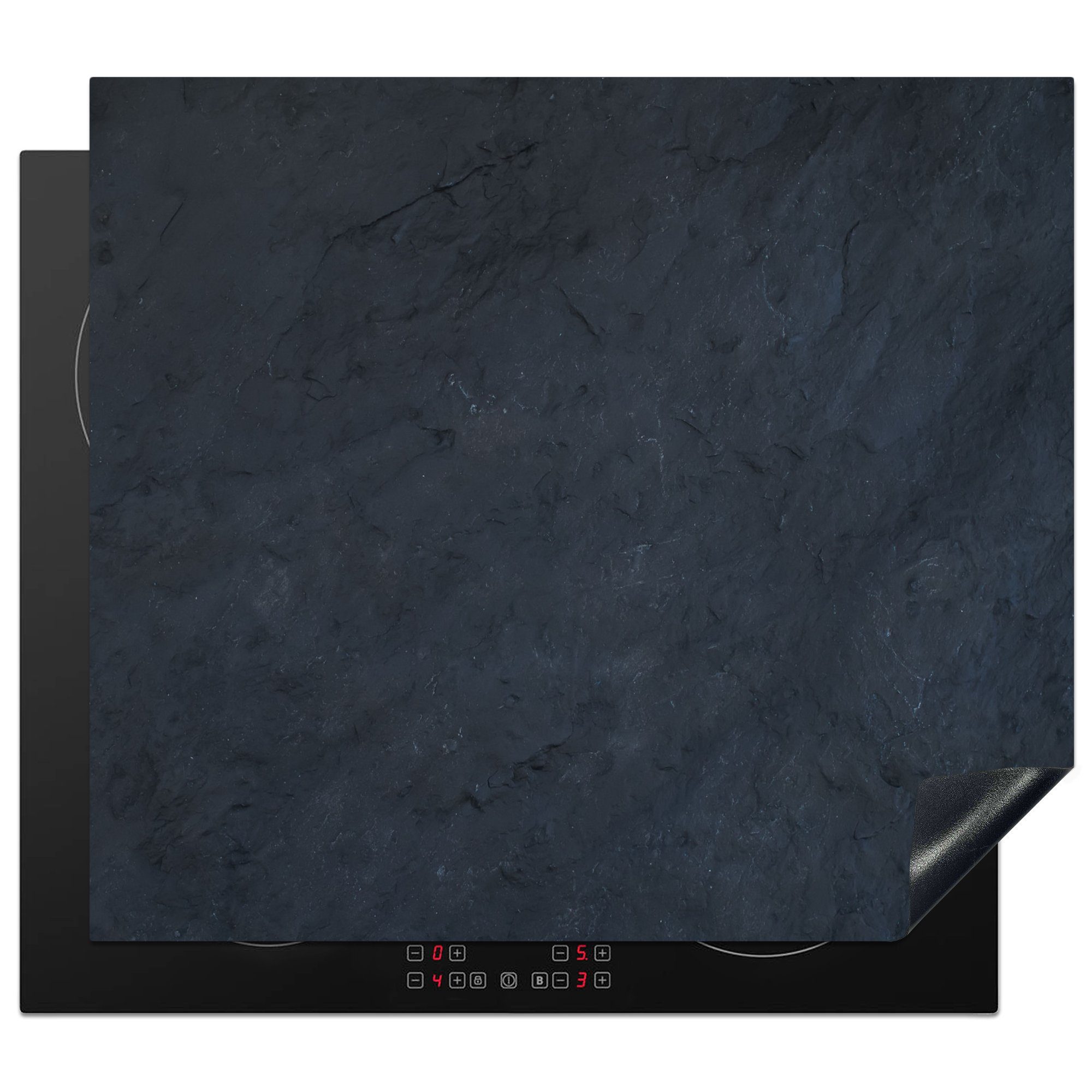 MuchoWow Herdblende-/Abdeckplatte Zement - Industrie - Beton, Vinyl, (1 tlg), 58x51 cm, Küchen Dekoration für Induktionsherd, Induktionskochfeld