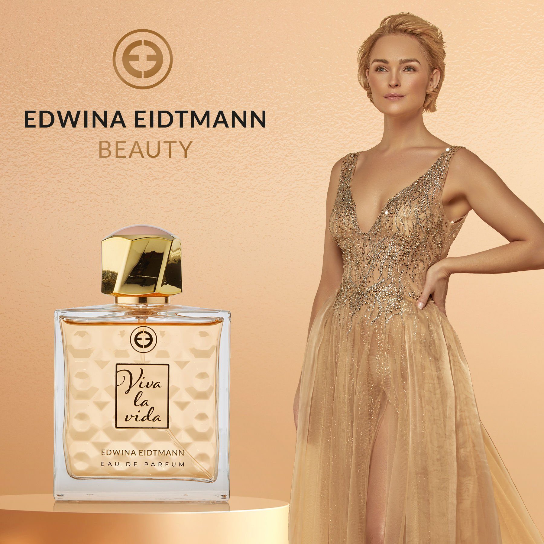 % 18 Eau Parfum Edwina "Viva la Vida", mit de Parfumölanteil Eidtmann