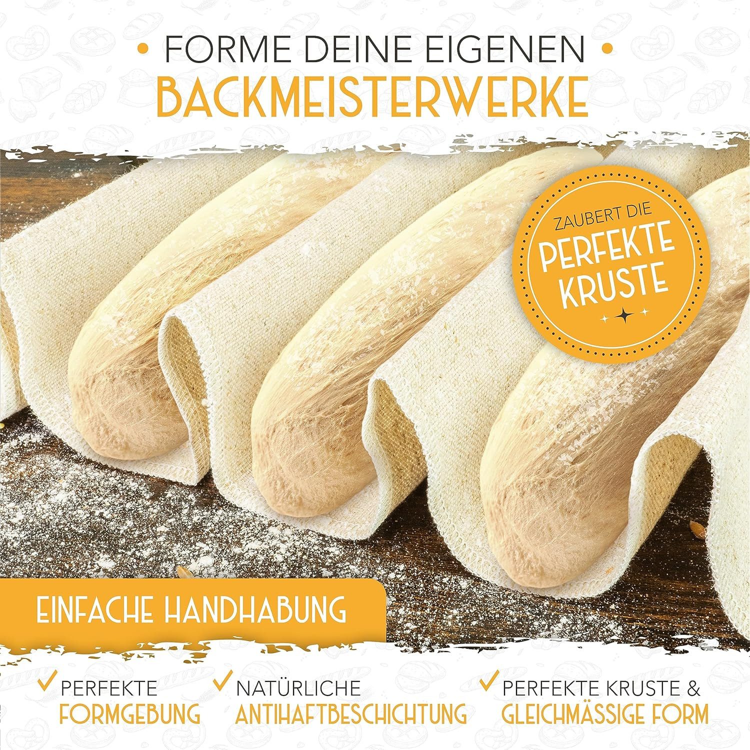 Krustenzauber Brotbackform KRUSTENZAUBER Gusseisen Topf zum Brotbacken & andere Brotbackformen – Bild 4 von 5