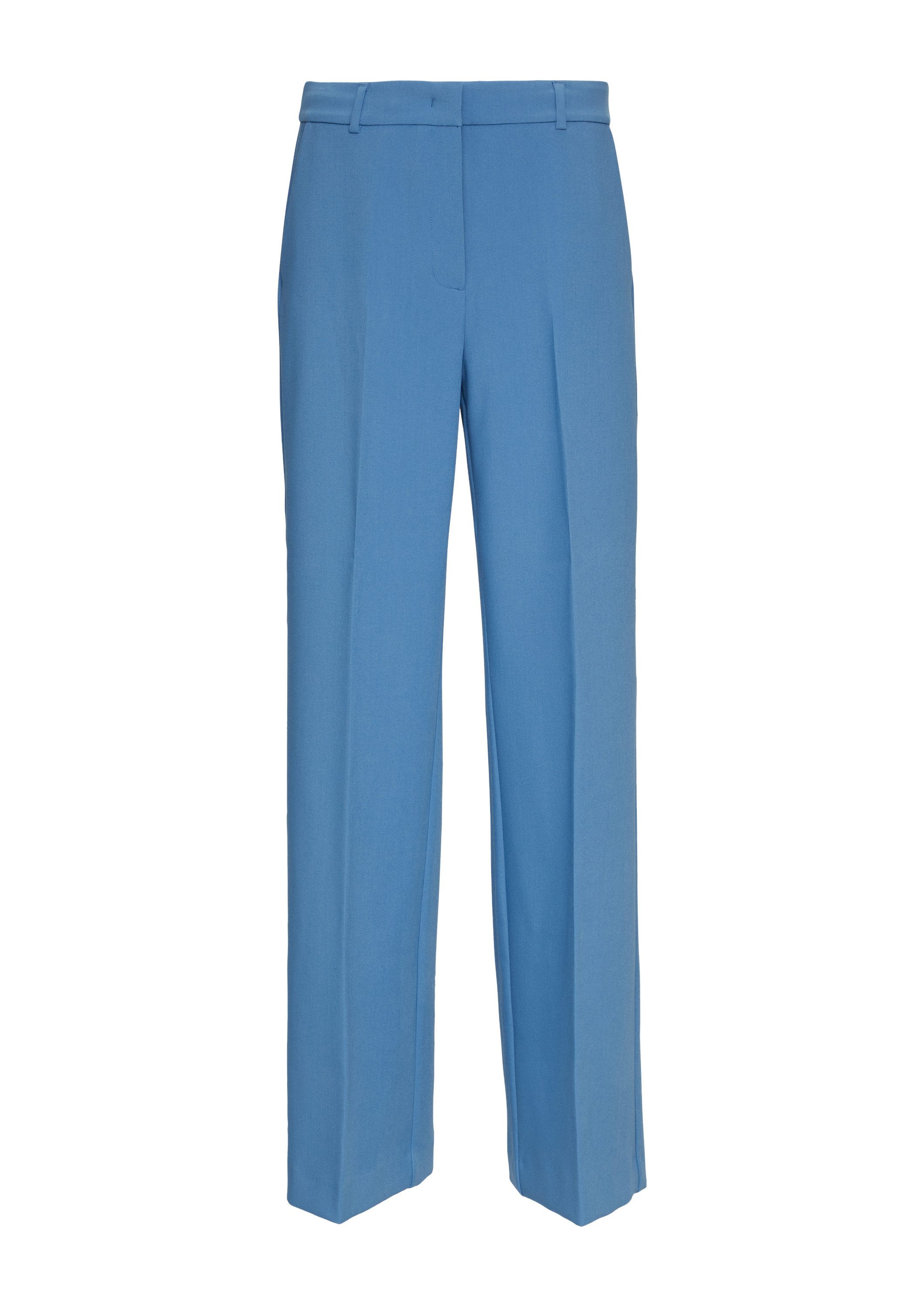 comma Chinos Hose Marlenehose mit Bügelfalten günstig online kaufen