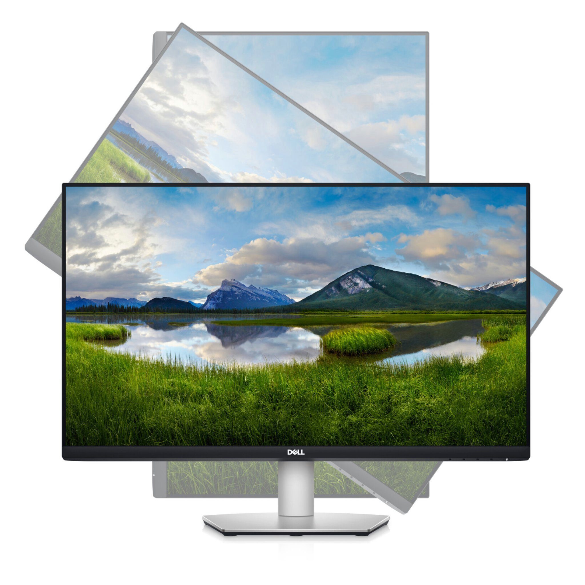 Dell S Series S2721QSA LCD-Monitor (68,47 cm/27 ", 3840 x 2160 px, 4K Ultra HD, 4 ms Reaktionszeit, 60 Hz, IPS, AMD FreeSync; HDR10-Support; integrierte Speaker; 99% sRGB; Pivot)