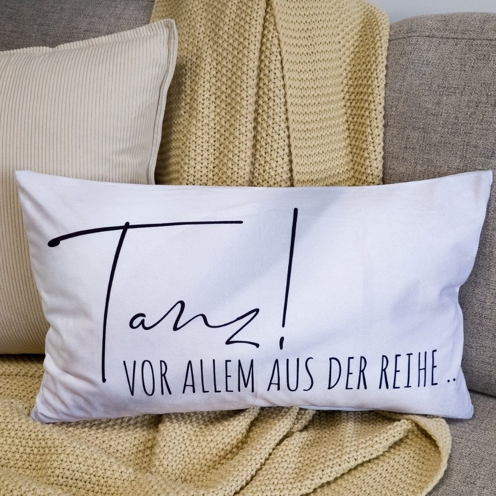 REALLaxx Dekokissen Sprüche & Tiere Motivkissen, 45x45 / 30x50cm lustig bedruckter Kissenbezug inkl. Füllung, waschbar