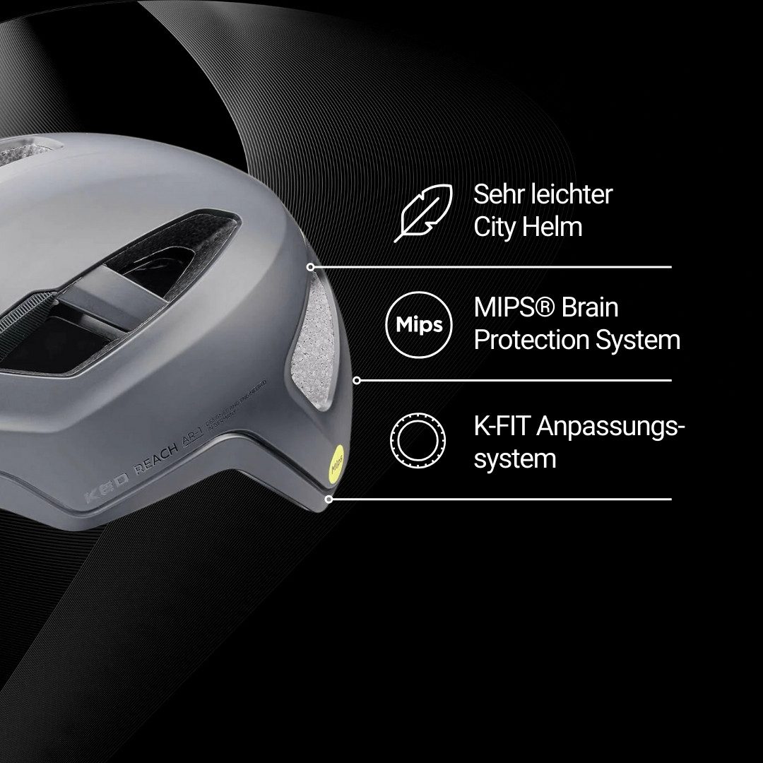 KED Fahrradhelm Reach AR-1, Für E-Bike & Mountainbike