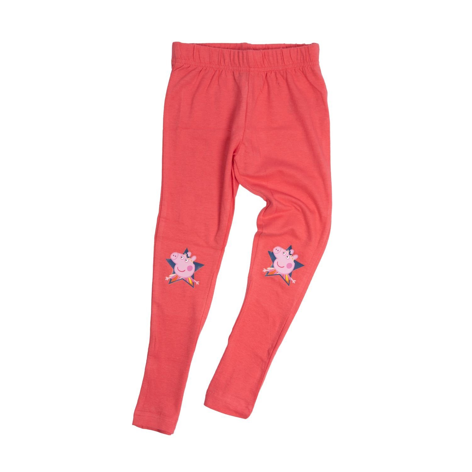 United Labels® Leggings Peppa Wutz Leggings für Mädchen Rosa