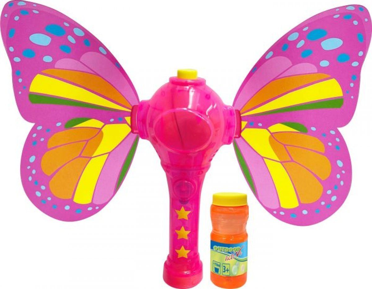 Vedes Seifenblasenspielzeug Seifenblasen Schmetterling mit Licht