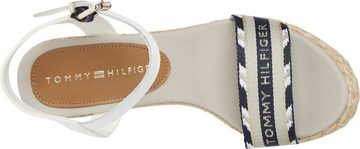 Tommy Hilfiger CORPORATE WEBBING HIGH WEDGE High-Heel-Sandalette mit Logoschriftzug