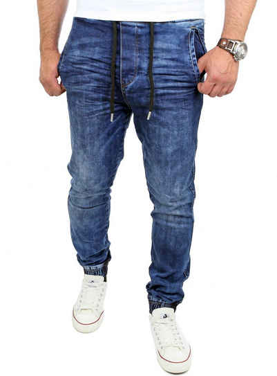 Reslad Stretch-Jeans Reslad Casual Style Jeans-Herren Slim Fit Jogging-Hose RS-2071 Stretch Jogging-Denim Slim Fit