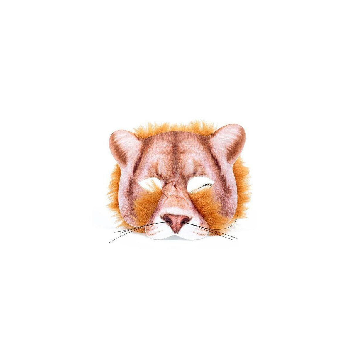 Kostüm ANIMAL WORLD Tier Maske mit Kunstpelz