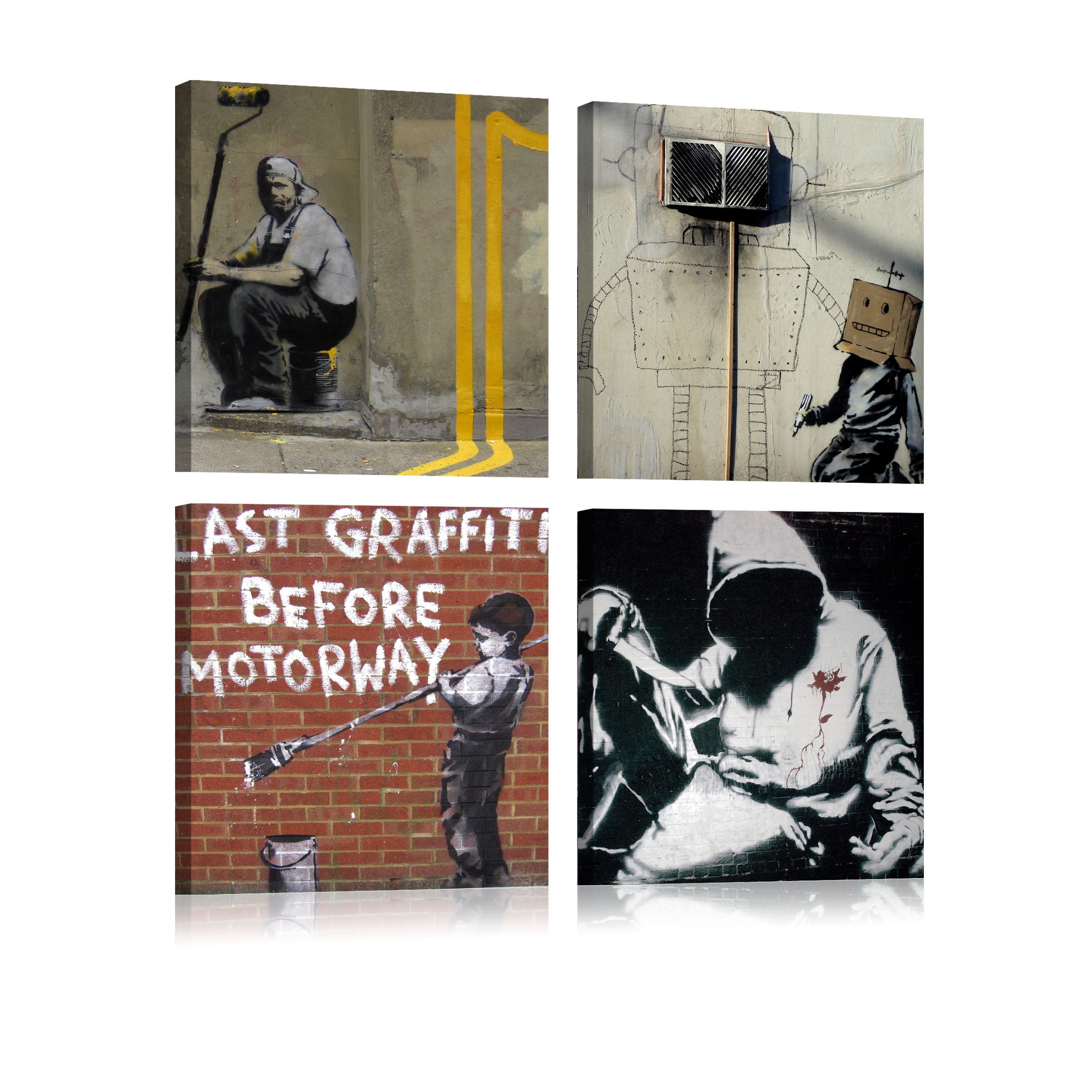 Artgeist Wandbild Banksy - Street Art