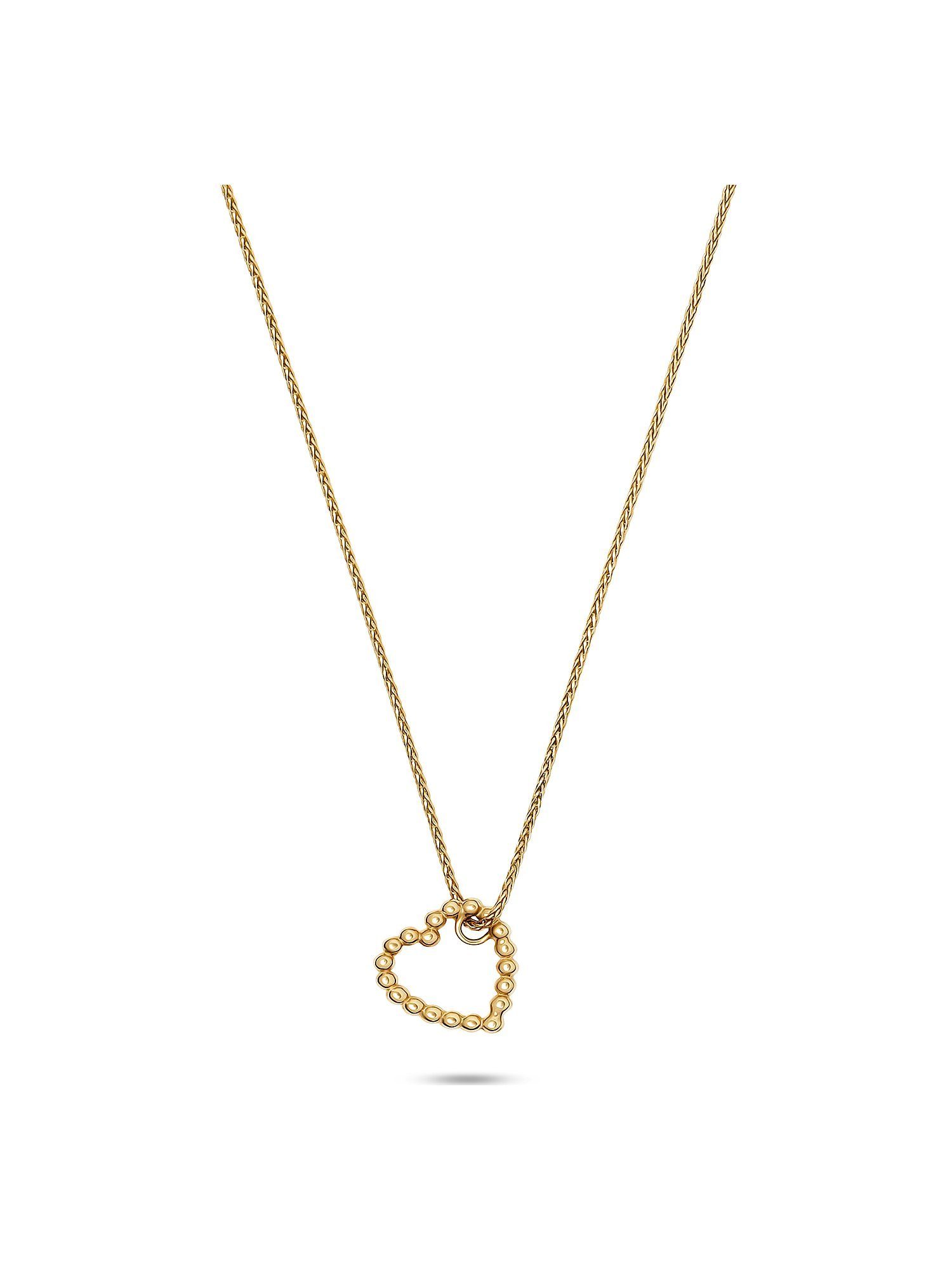 Goldkette CHRIST Damen-Kette 375er Gelbgold Herz