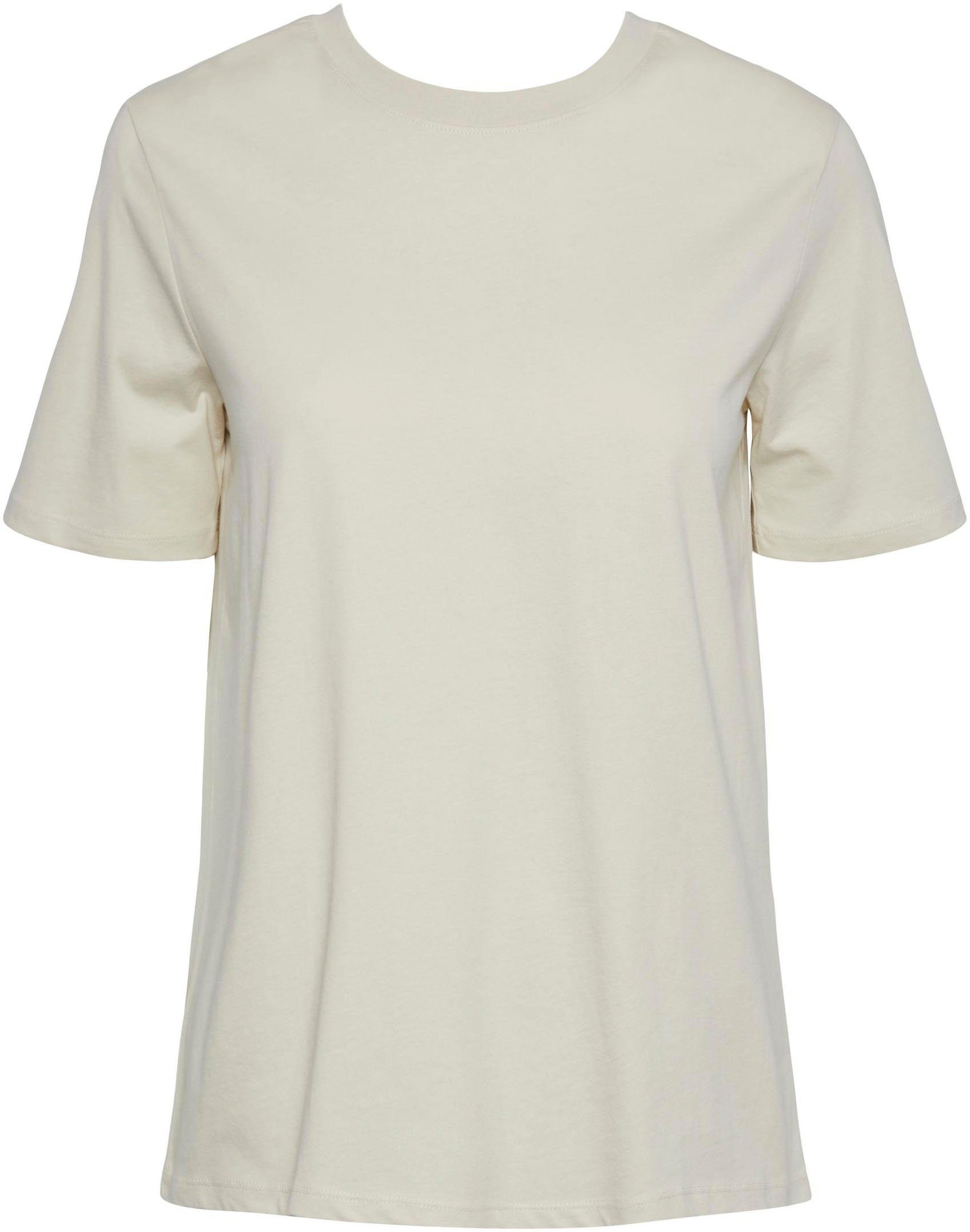 pieces Rundhalsshirt PCRIA SS SOLID TEE günstig online kaufen
