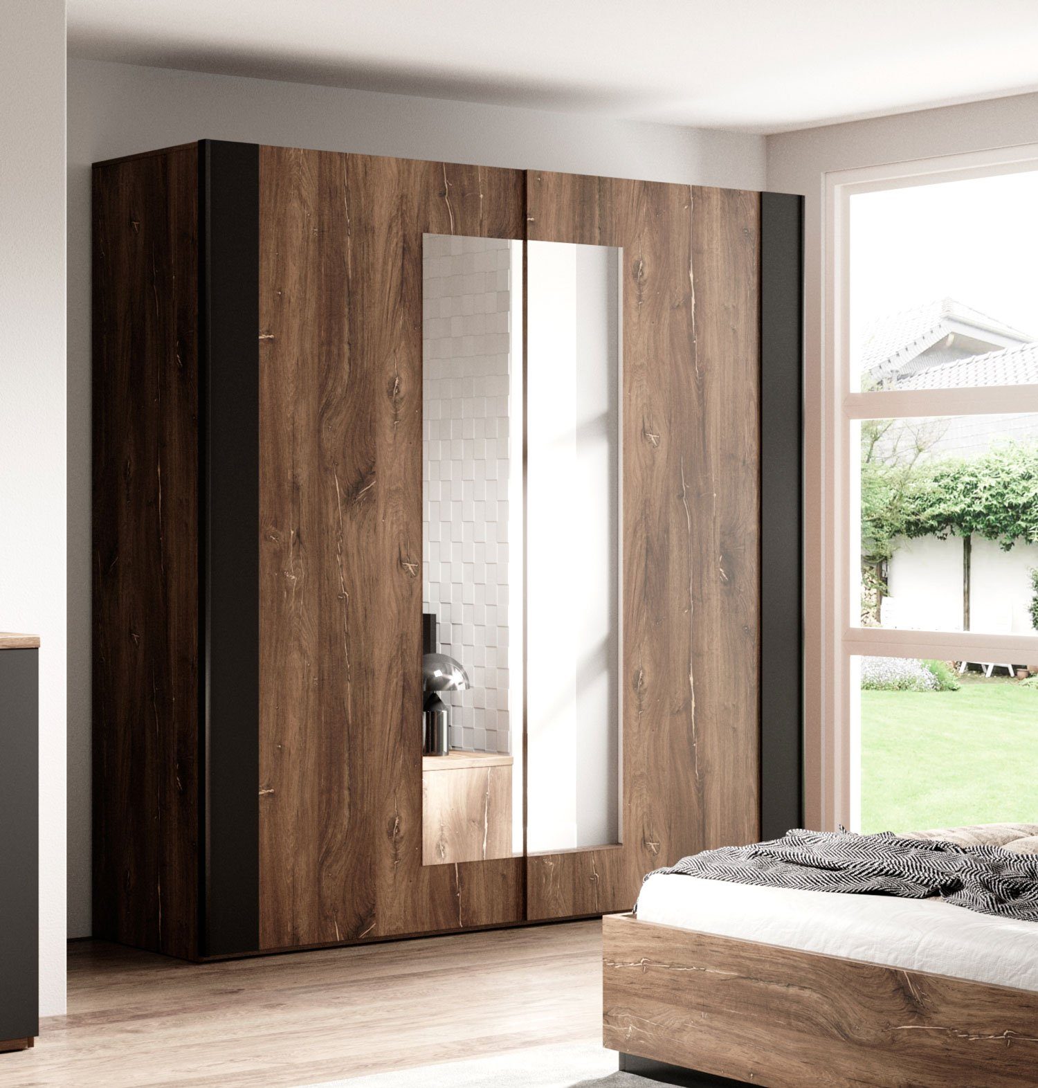 Helvetia Schwebetürenschrank Sigma (1-St) 200cm Ausführung wählbar