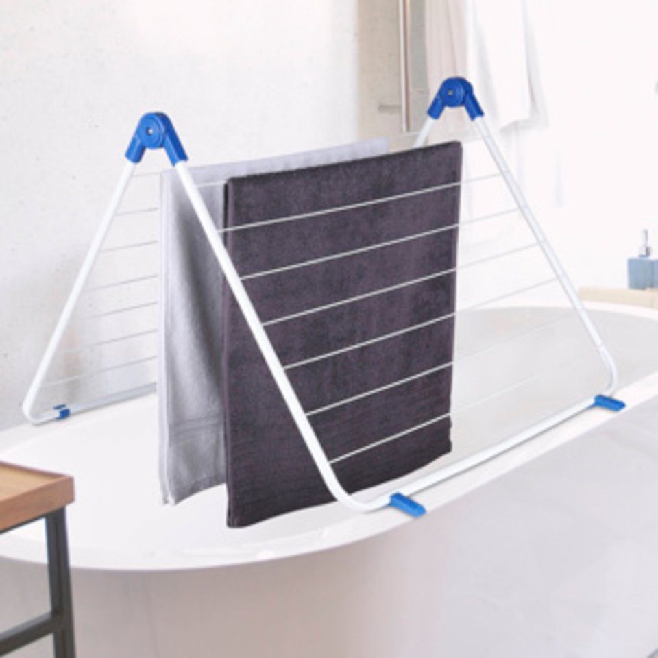 Haushalt International Flügelwäschetrockner Badewannenwäschetrockner Maße: ca. 60-120 x 65cm